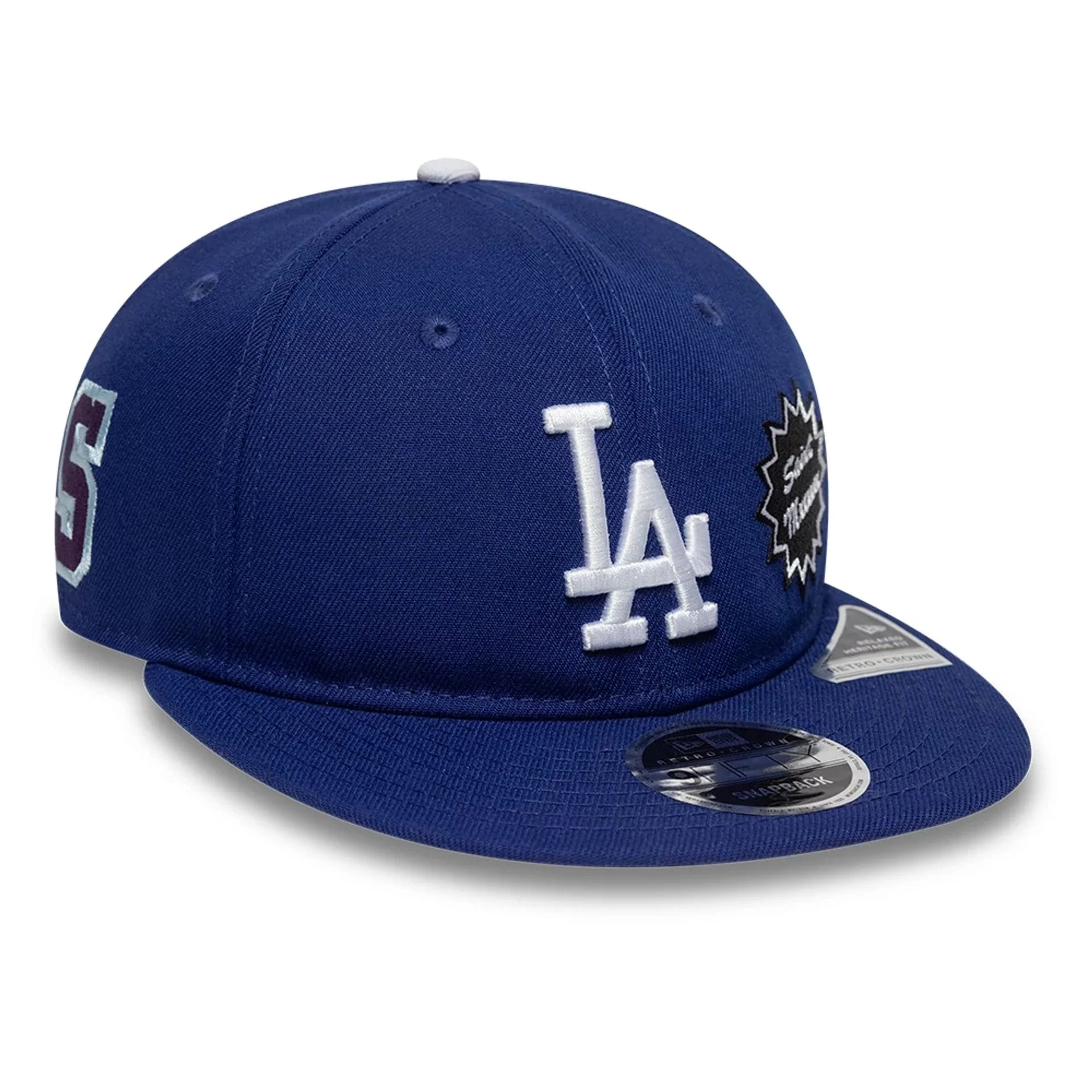 LA Dodgers MLB X Saint Mxxxxxx Dark Blue Retro Crown 9FIFTY Snapback Adjustable Cap - Image 3
