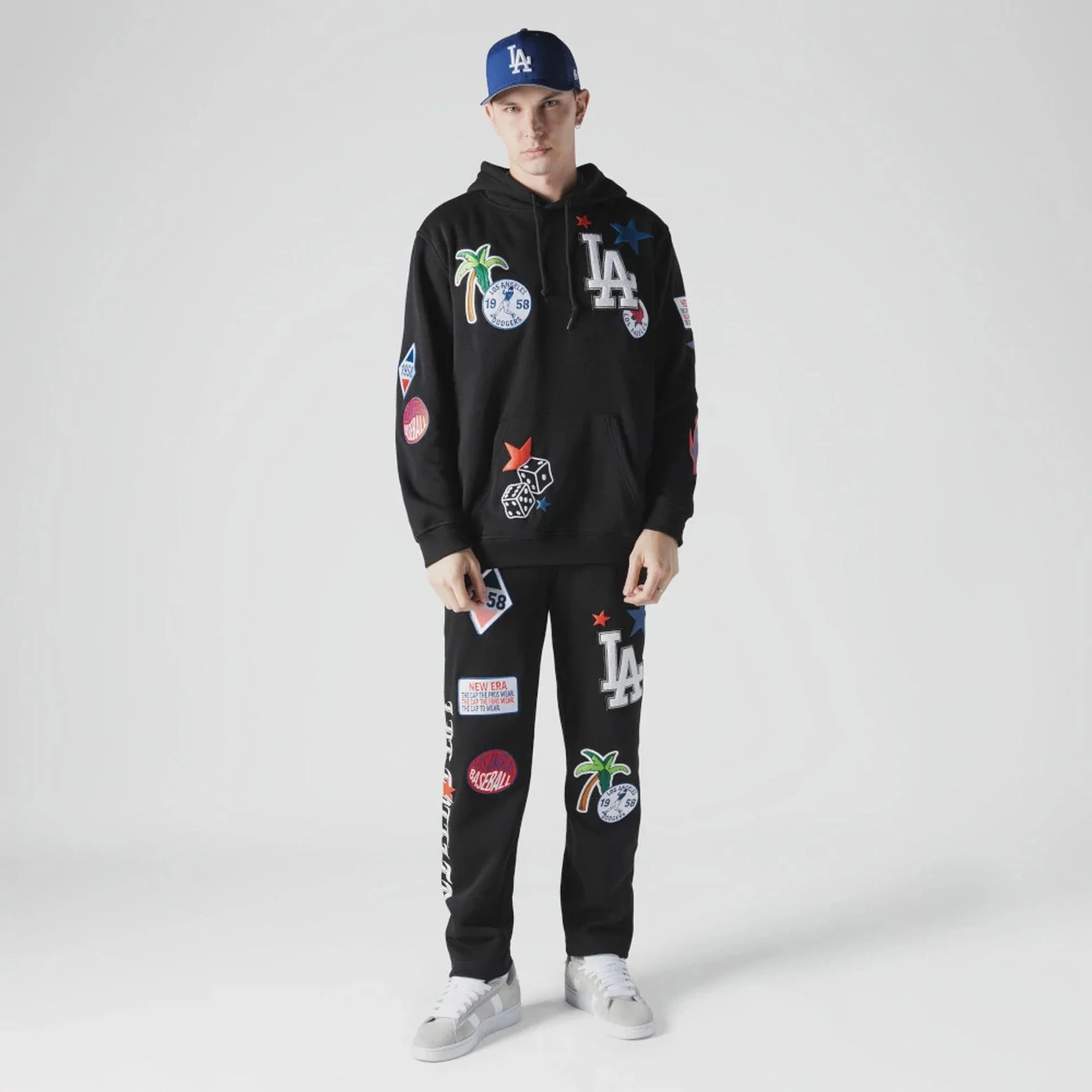 LA Dodgers MLB x Uptown Threads Black Joggers - Image 4