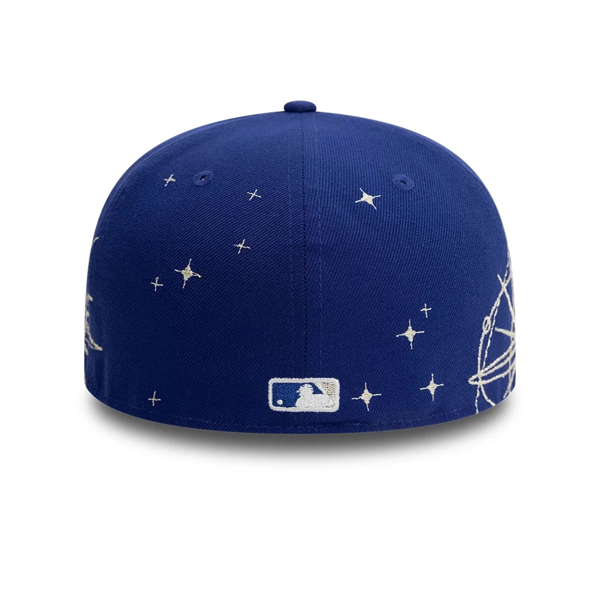 LA Dodgers MLB Zodiac Dark Blue 59FIFTY Fitted Cap - Image 4