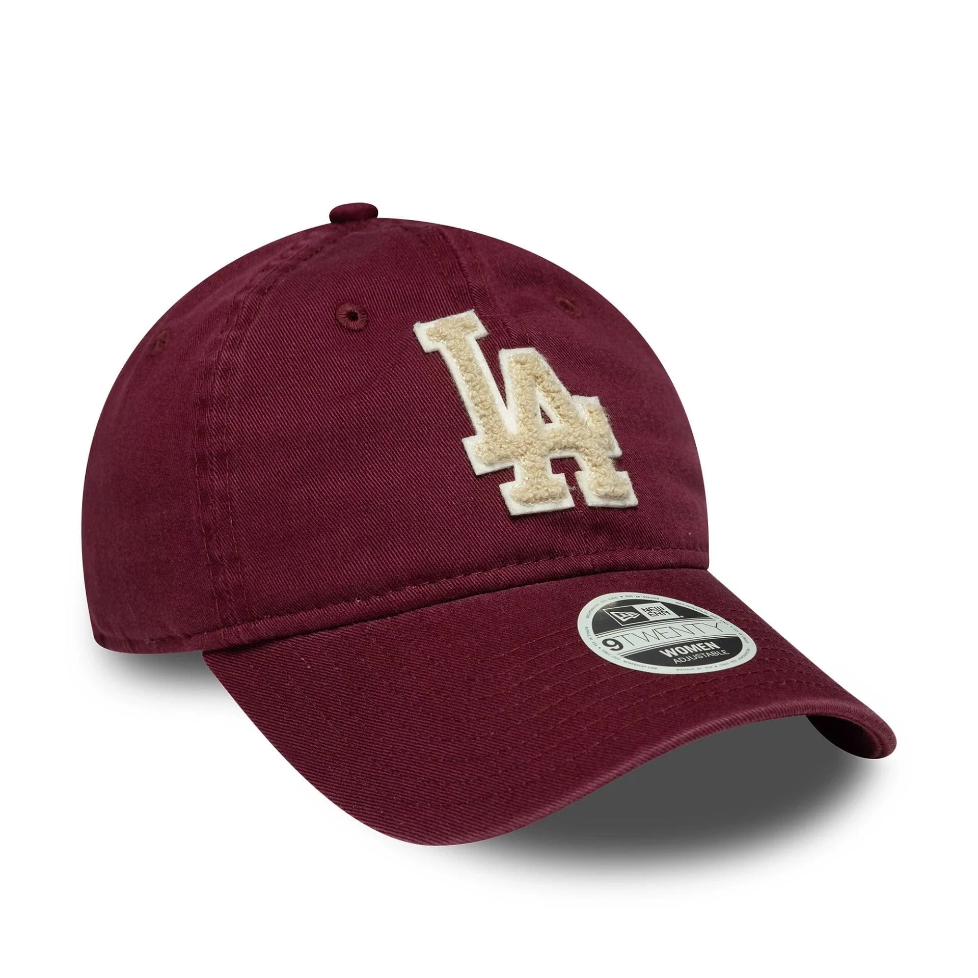 LA Dodgers Womens MLB Boucle Dark Red 9TWENTY Adjustable Cap - Image 3