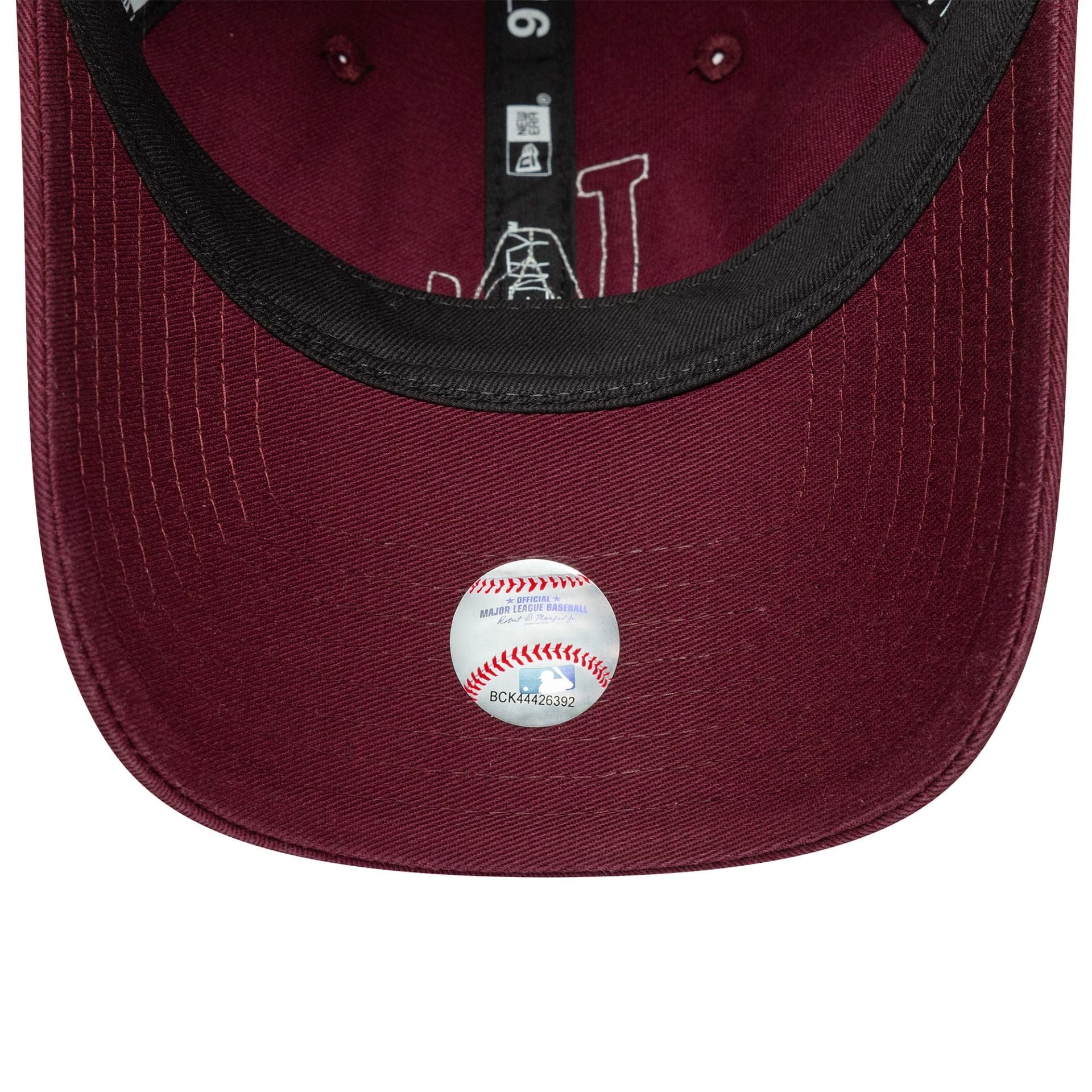 LA Dodgers Womens MLB Boucle Dark Red 9TWENTY Adjustable Cap - Image 5