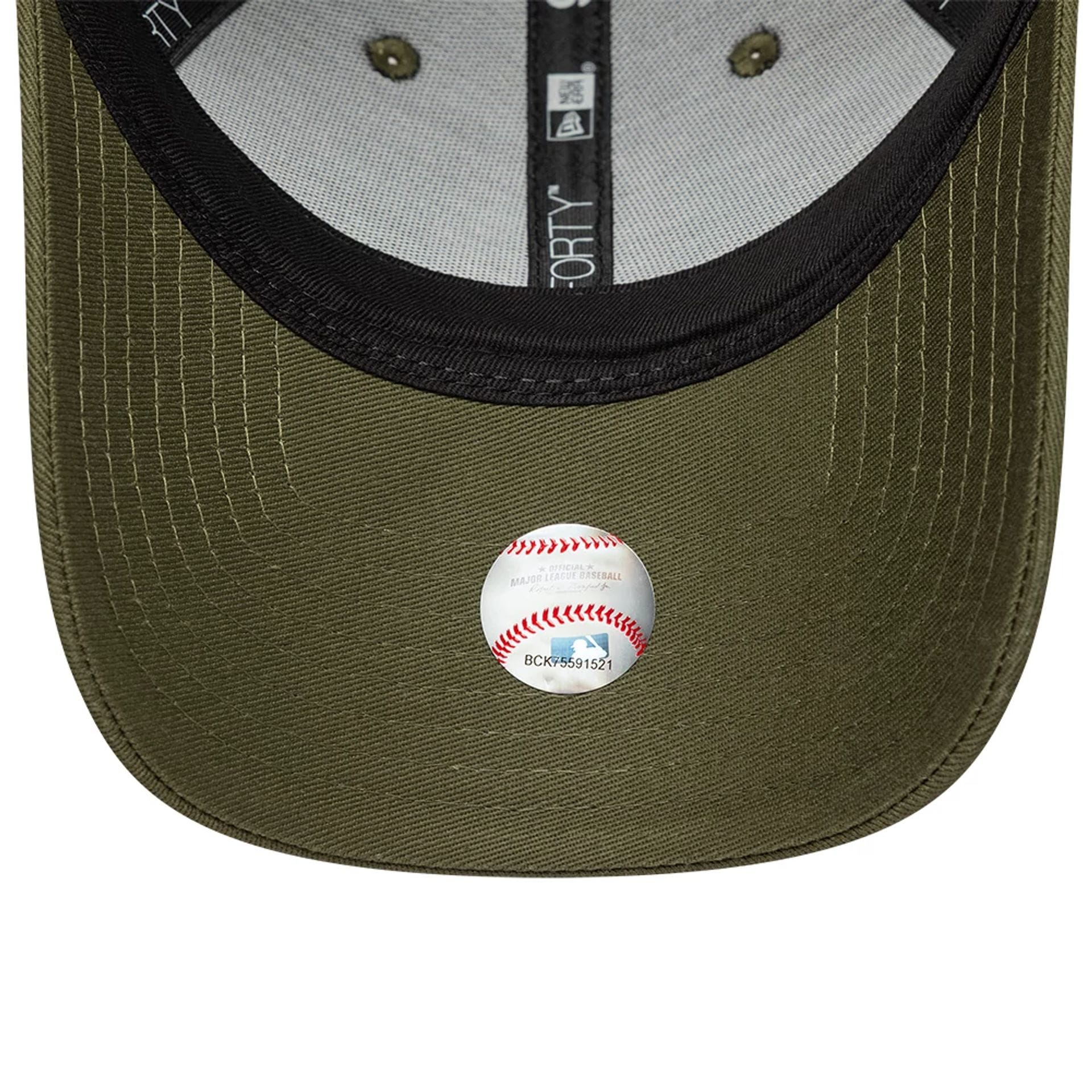 LA Dodgers Womens MLB Metallic Dark Green 9FORTY Adjustable Cap - Image 5