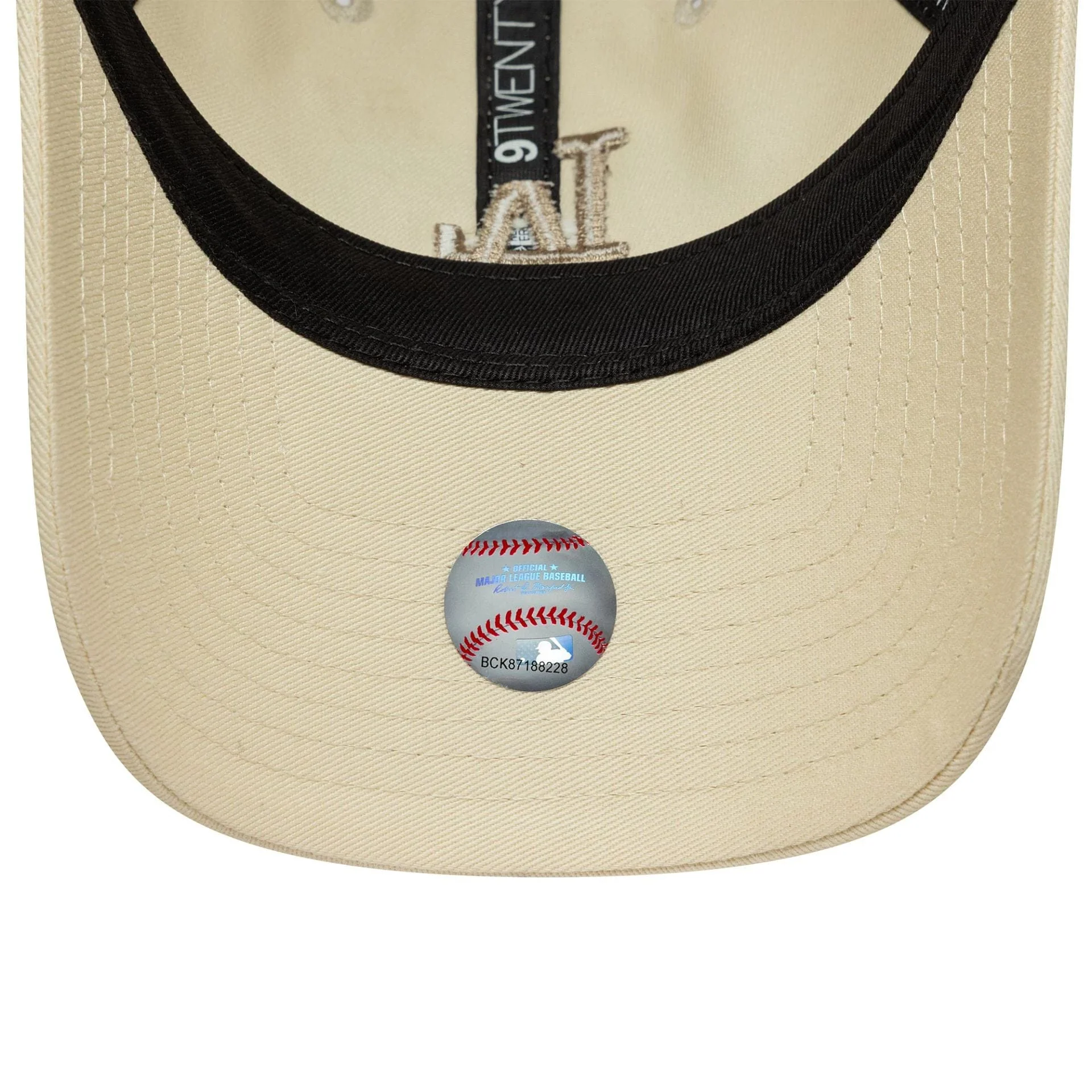 LA Dodgers Womens MLB Midi Light Beige 9TWENTY Cap - Image 5
