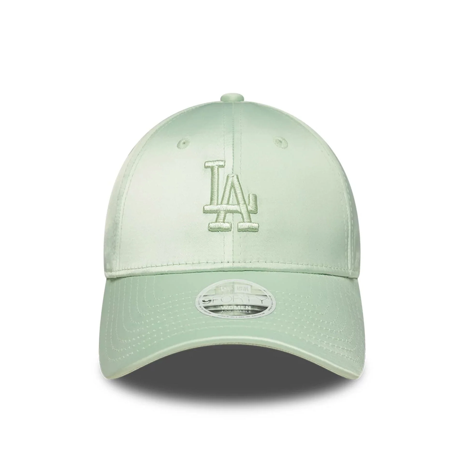 LA Dodgers Womens MLB Satin Bow Back Pastel Green 9FORTY Adjustable Cap - Image 3
