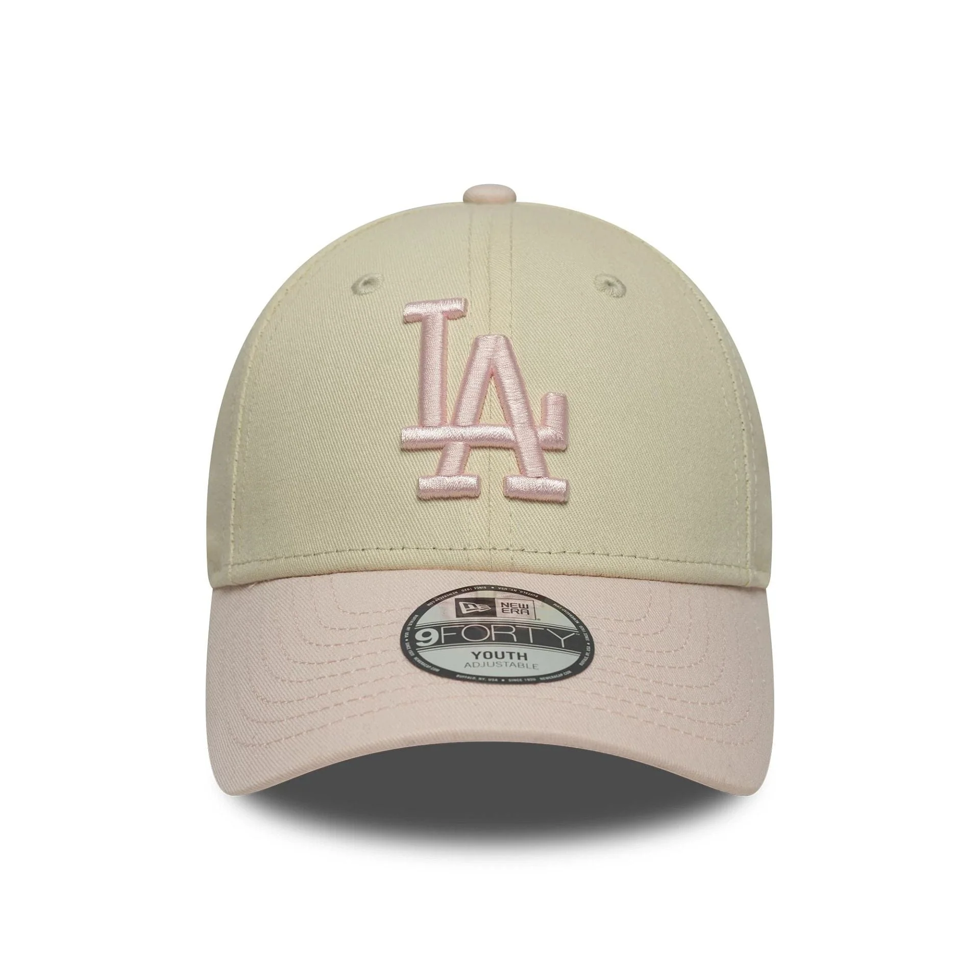 LA Dodgers Youth MLB League Essential Light Beige 9FORTY Cap - Image 2