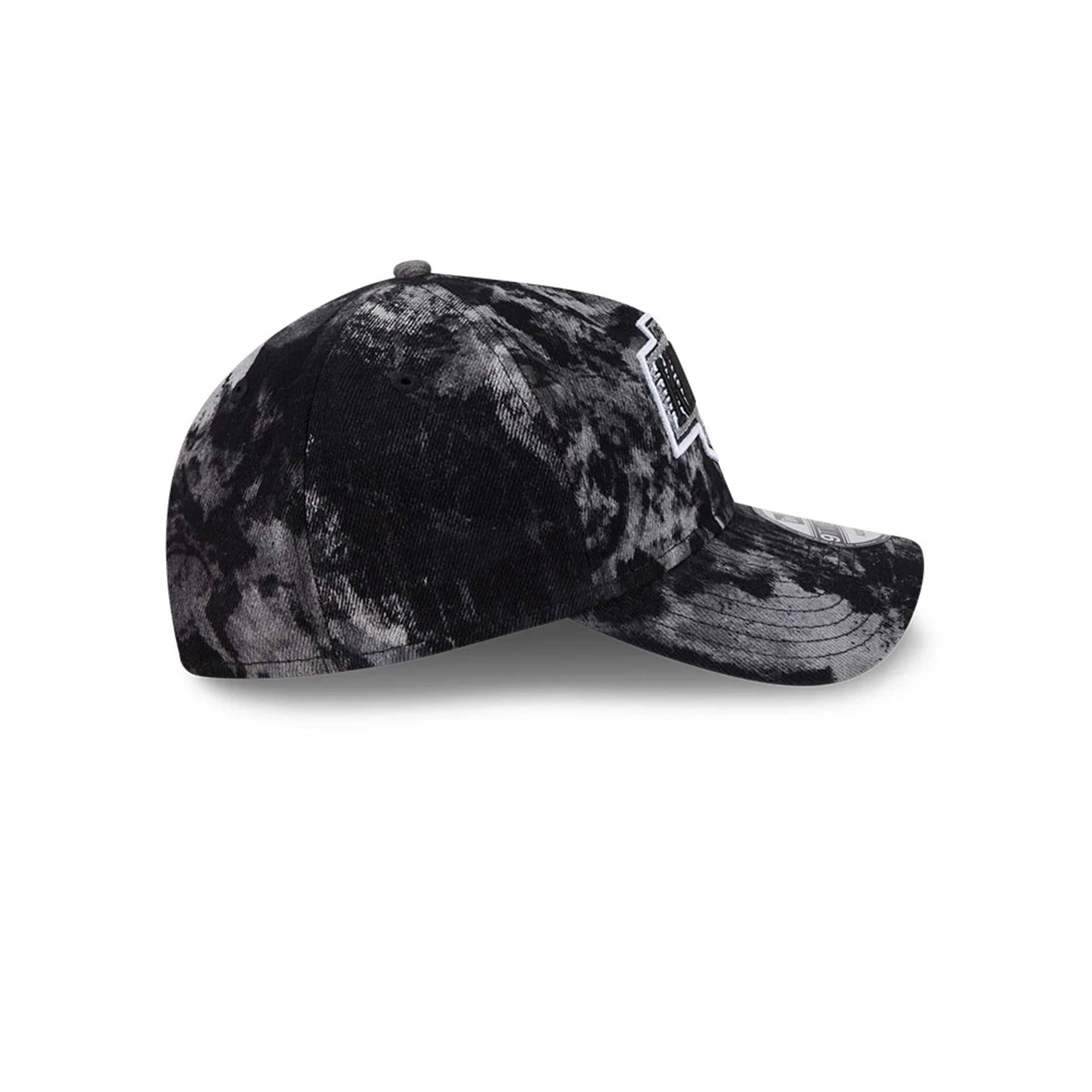 LA Kings NHL Bleached Denim Black 9TWENTY A-Frame Adjustable Cap - Image 5