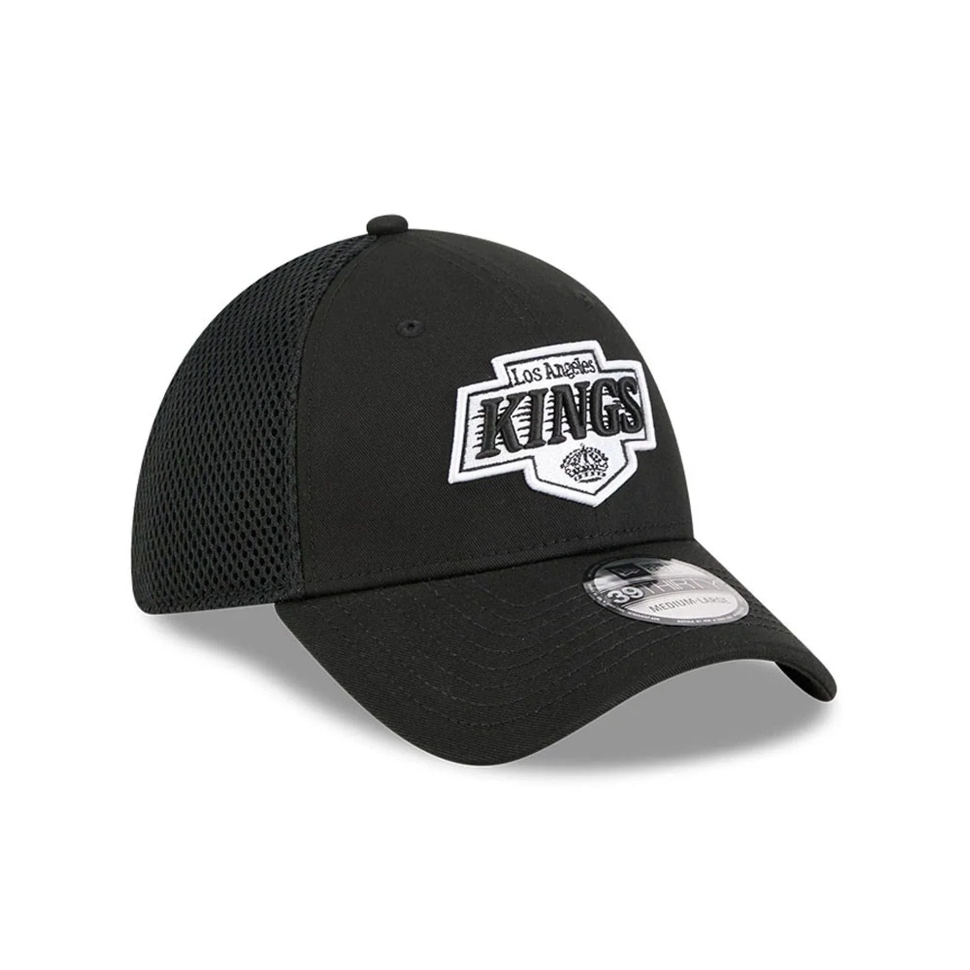 LA Kings NHL Evergreen Neo Black 39THIRTY Stretch Fit Cap - Image 4