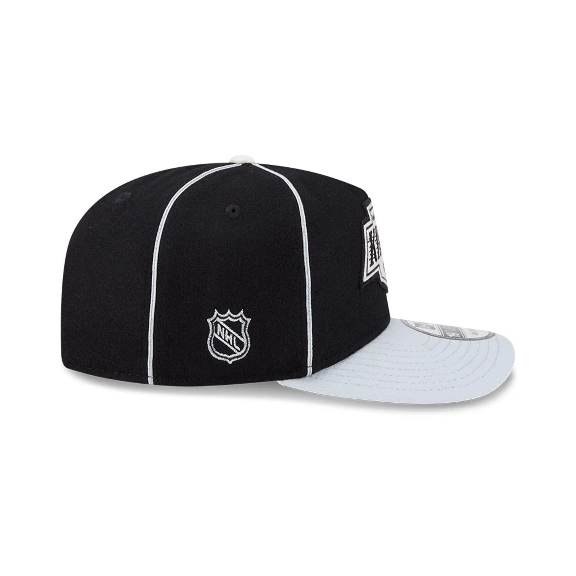 LA Kings NHL Felt Logo Black 19TWENTY Adjustable Cap - Image 5