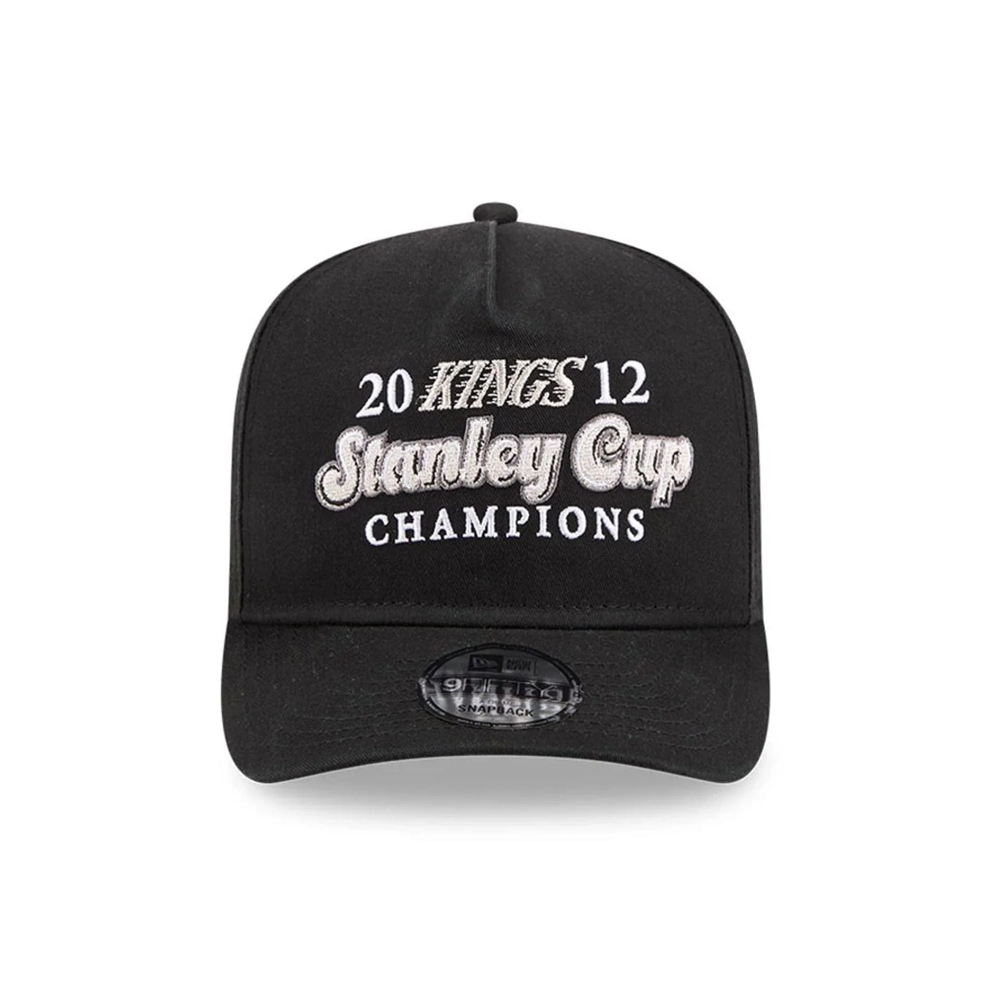 LA Kings NHL Historic Black 9FIFTY A-Frame Snapback Adjustable Cap - Image 3