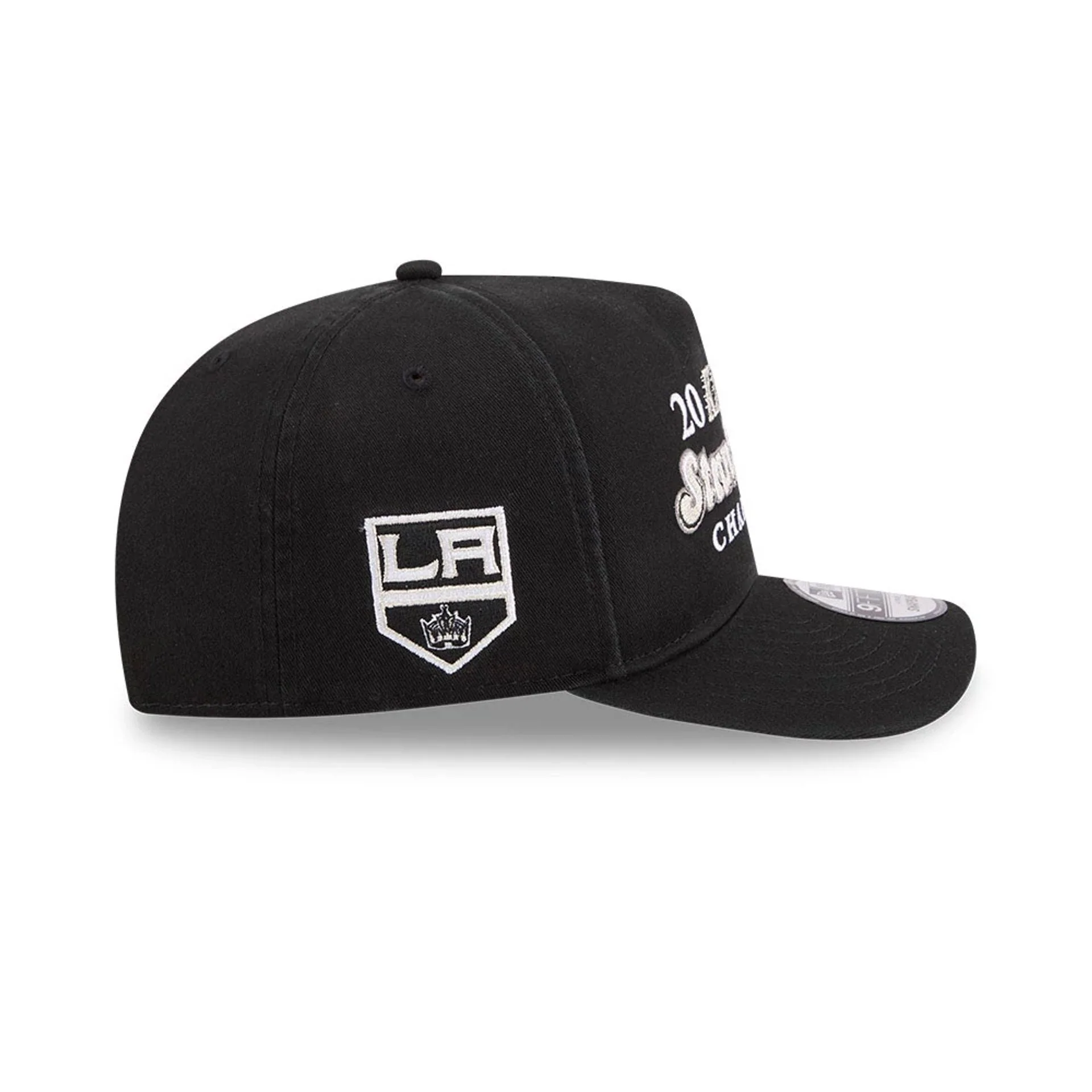 LA Kings NHL Historic Black 9FIFTY A-Frame Snapback Adjustable Cap - Image 5