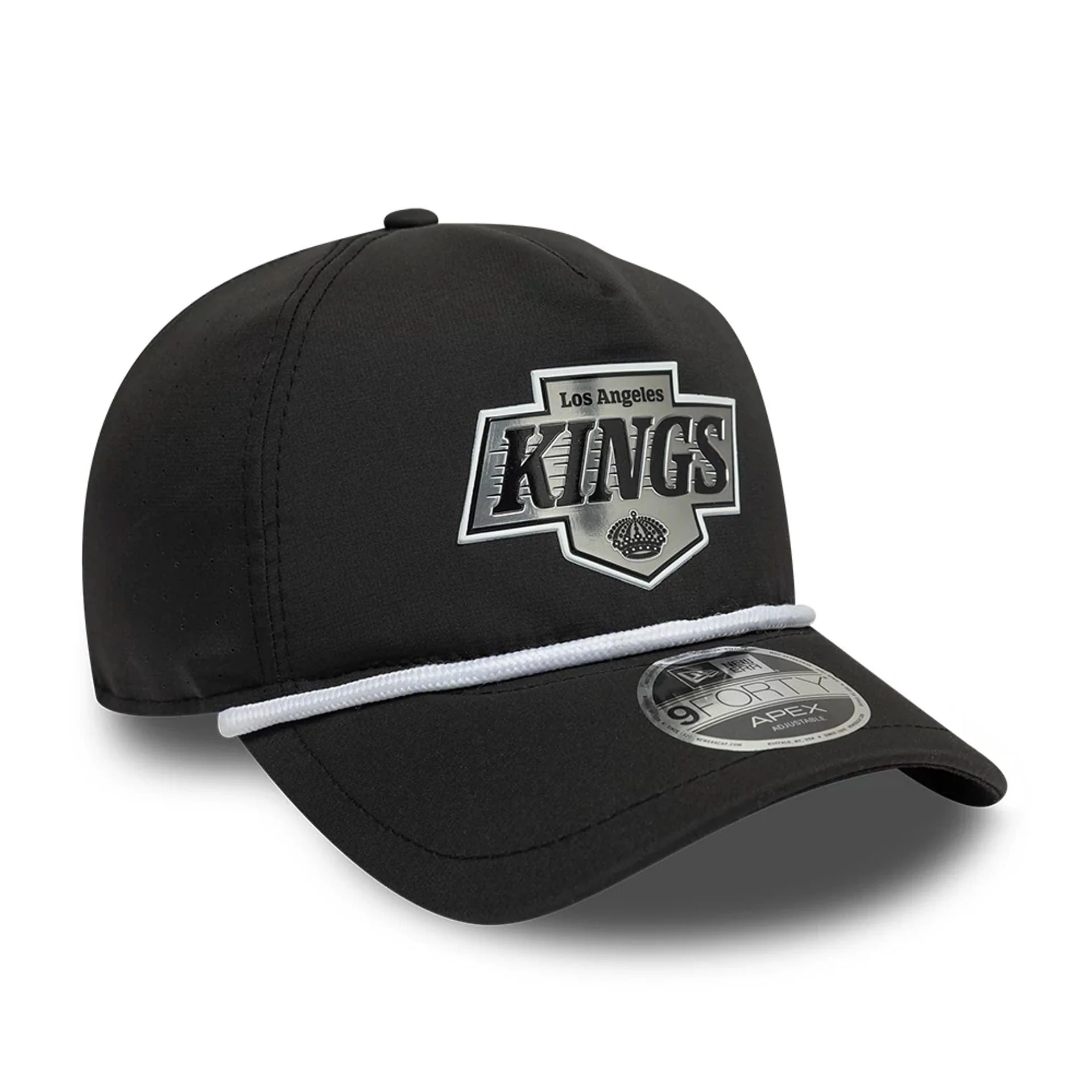 LA Kings NHL Quickstrike Black 9FORTY Apex Adjustable Cap - Image 3
