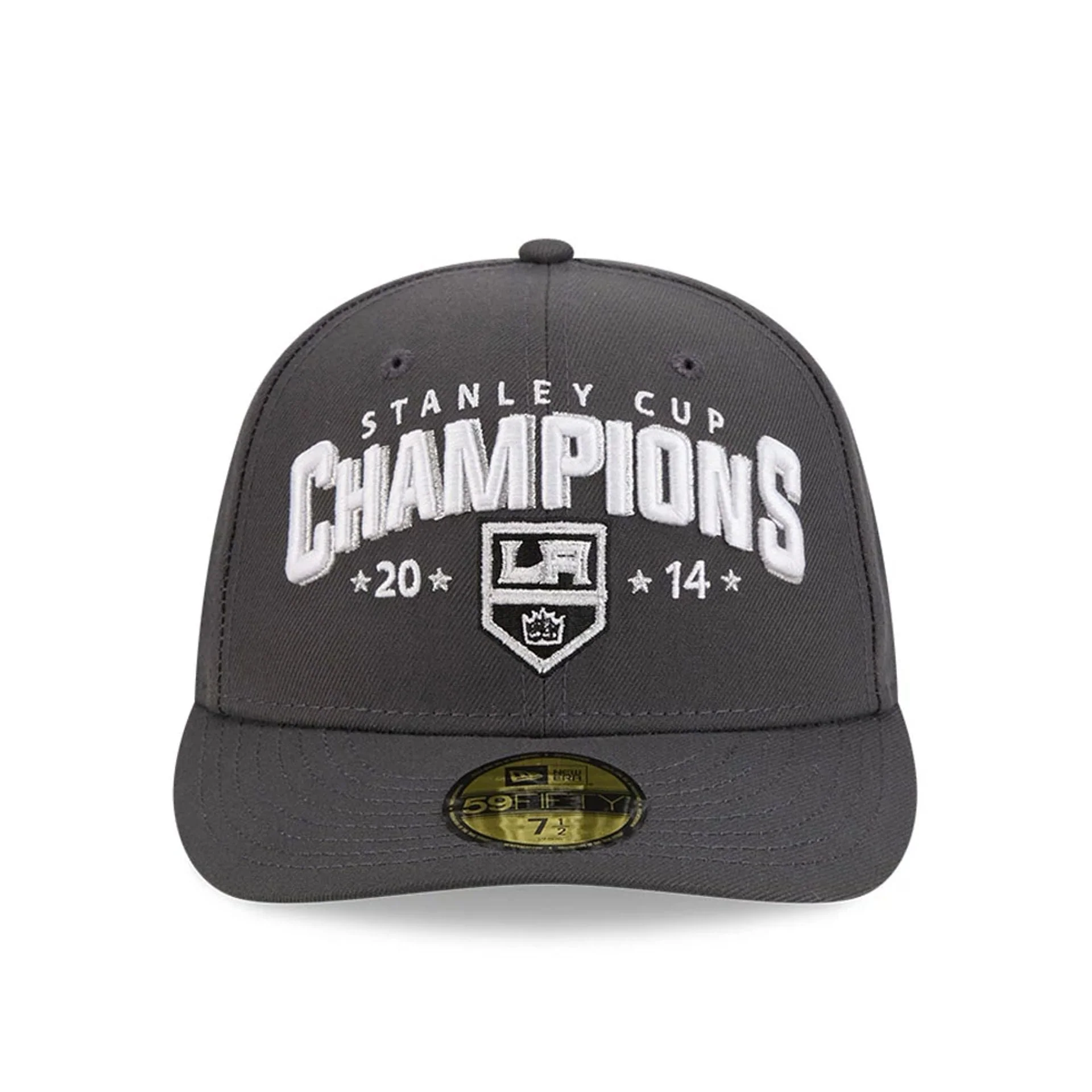 LA Kings NHL Stanley Cup Champions Dark Grey 59FIFTY Fitted Cap - Image 3