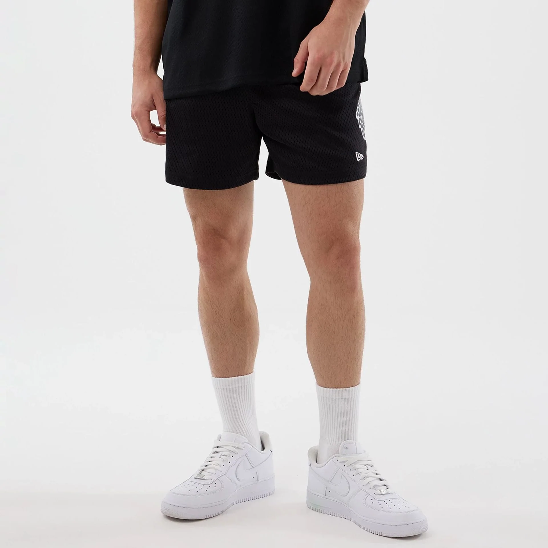 LA Kings NHL Street Culture Black Oversized Shorts - Image 6