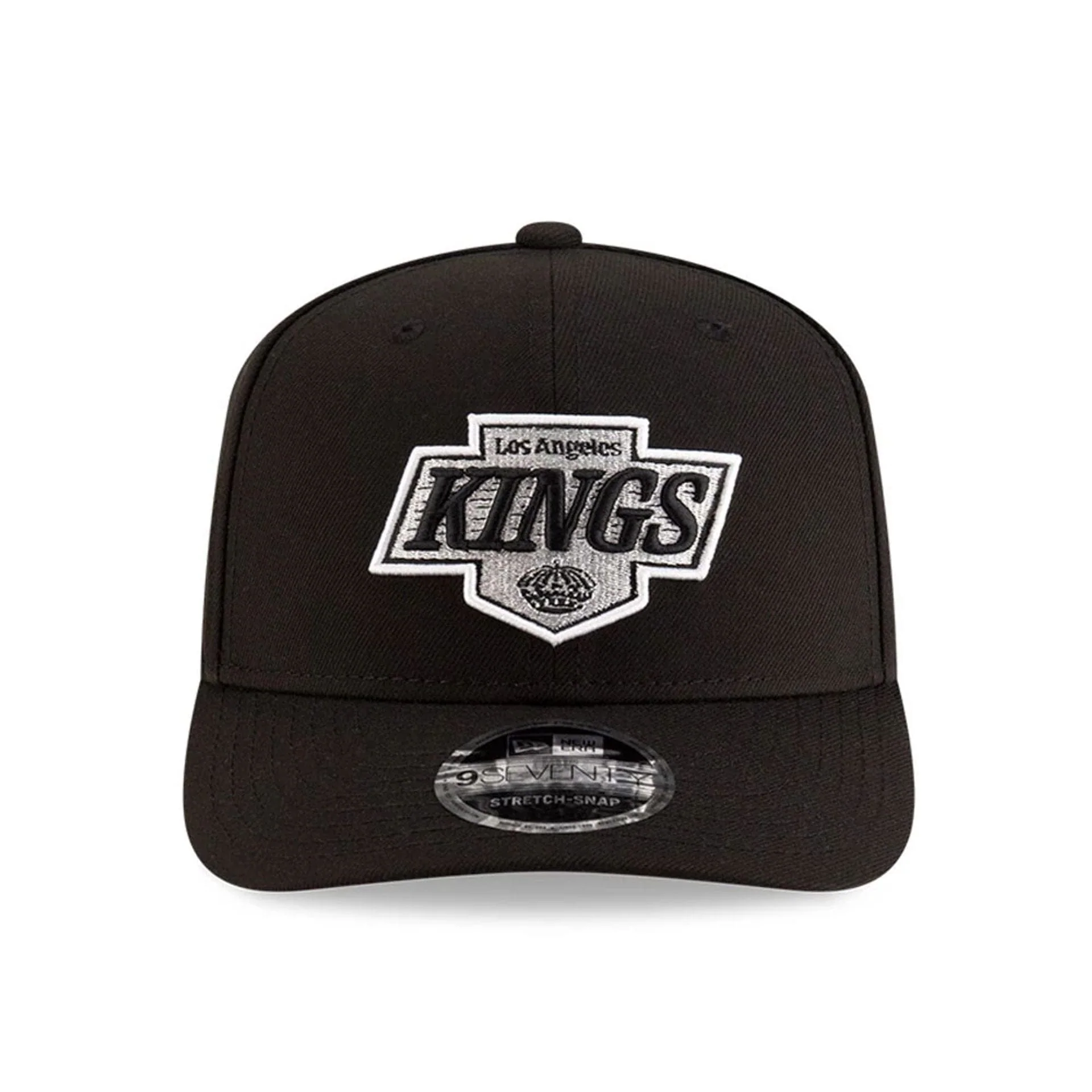 LA Kings NHL Team Black 9SEVENTY Stretch Snap Adjustable Cap - Image 3