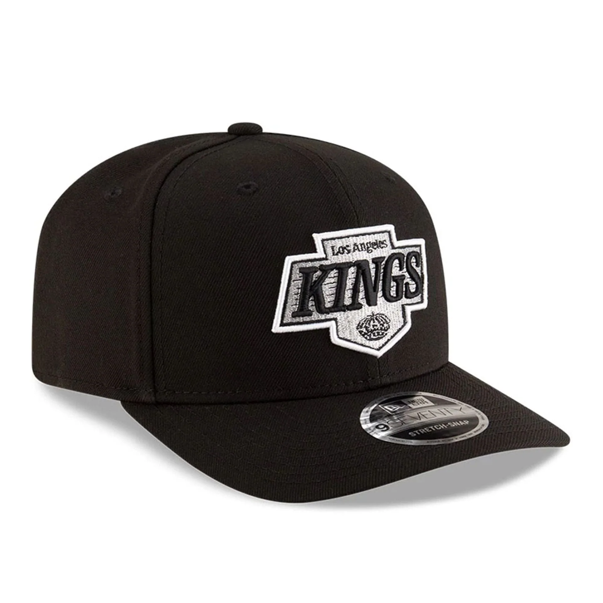 LA Kings NHL Team Black 9SEVENTY Stretch Snap Adjustable Cap - Image 4