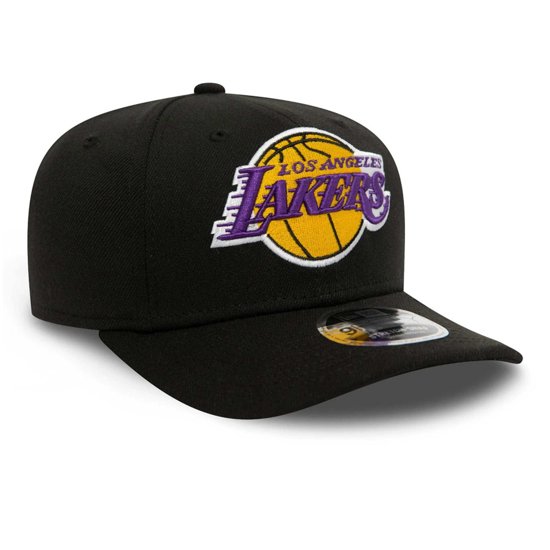 LA Lakers Black 9FIFTY Stretch Snap Cap - Image 4