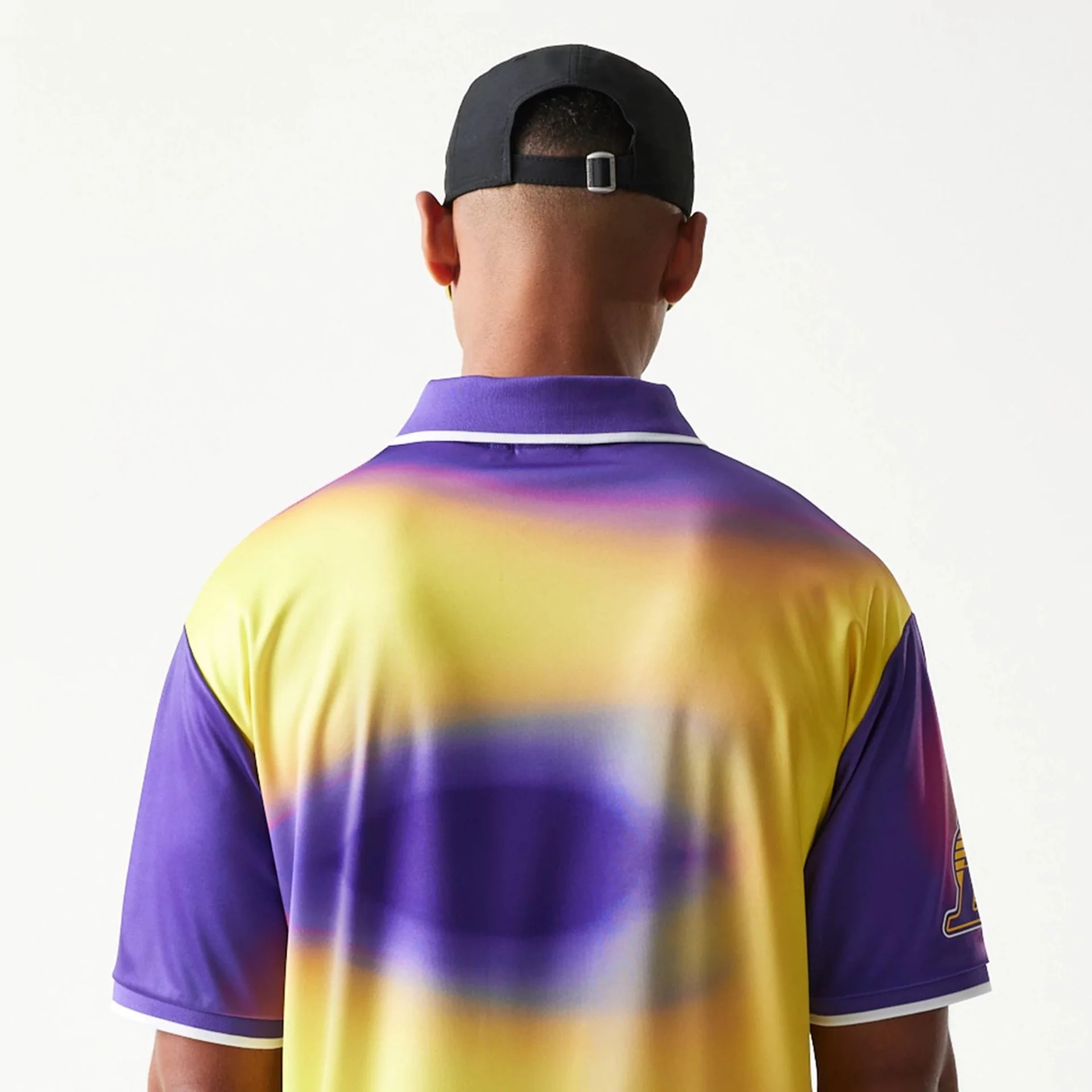 LA Lakers NBA All Over Print Purple T-Shirt - Image 7