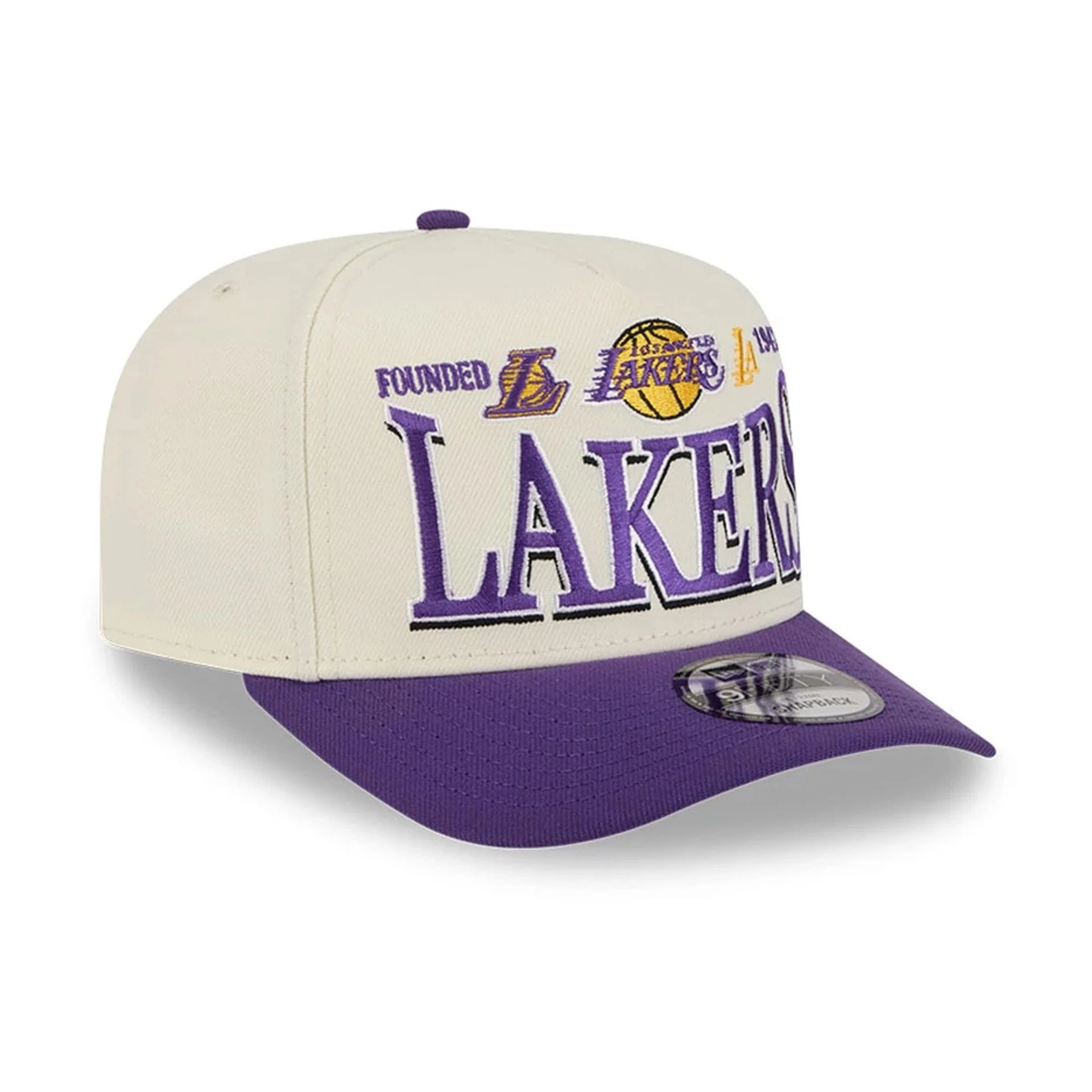 LA Lakers NBA All Star Game 2026 White 9FIFTY A-Frame Snapback Adjustable Cap - Image 4