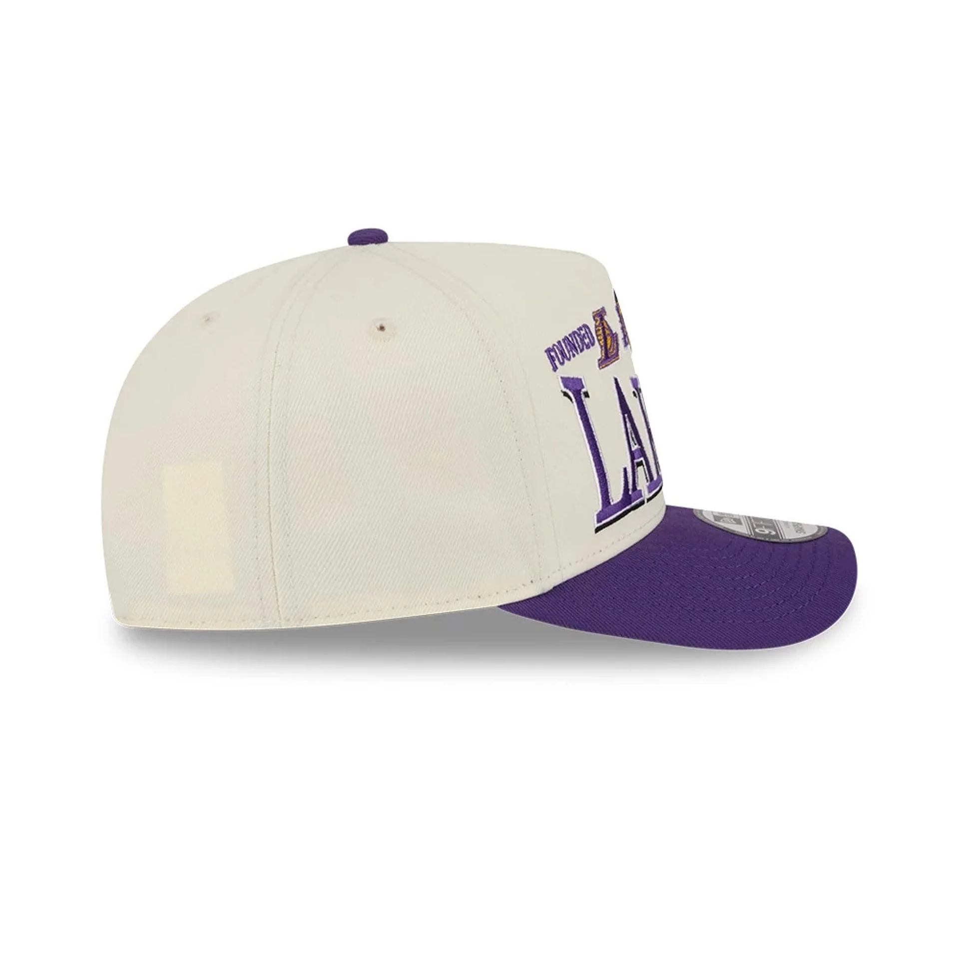 LA Lakers NBA All Star Game 2026 White 9FIFTY A-Frame Snapback Adjustable Cap - Image 7