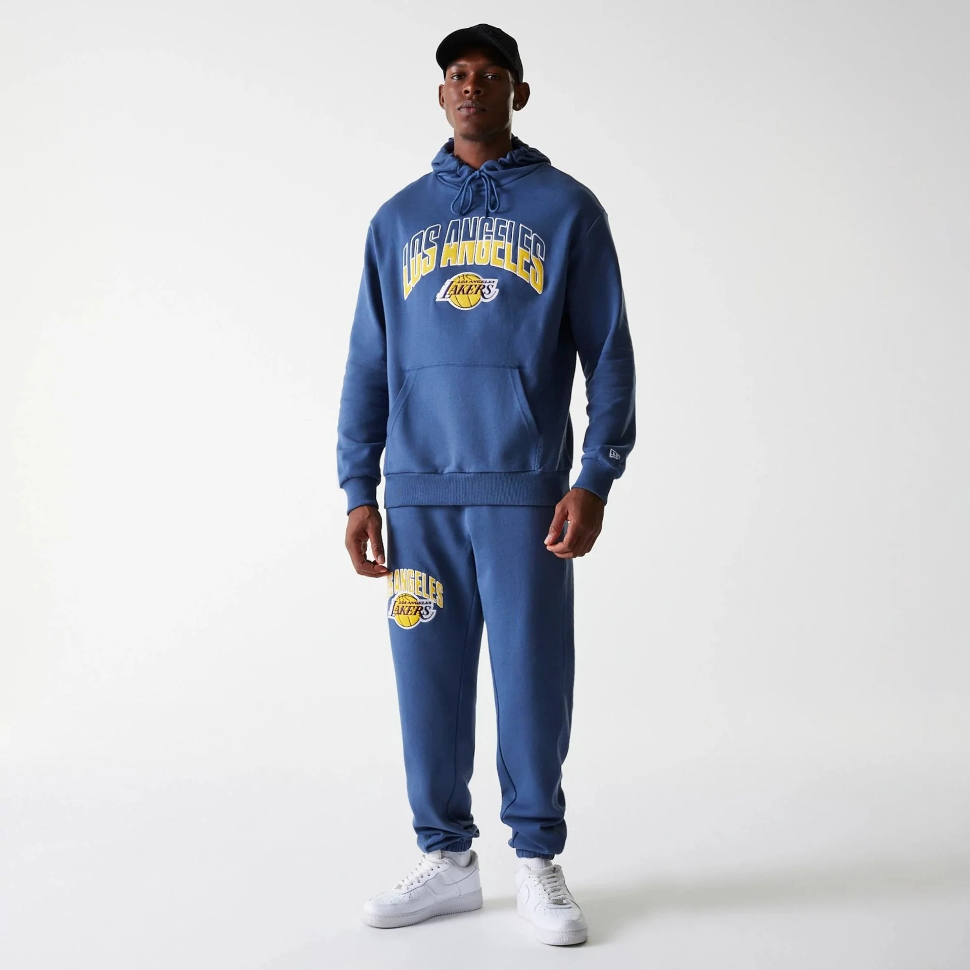 LA Lakers NBA Arch Graphic Dark Blue Joggers - Image 3
