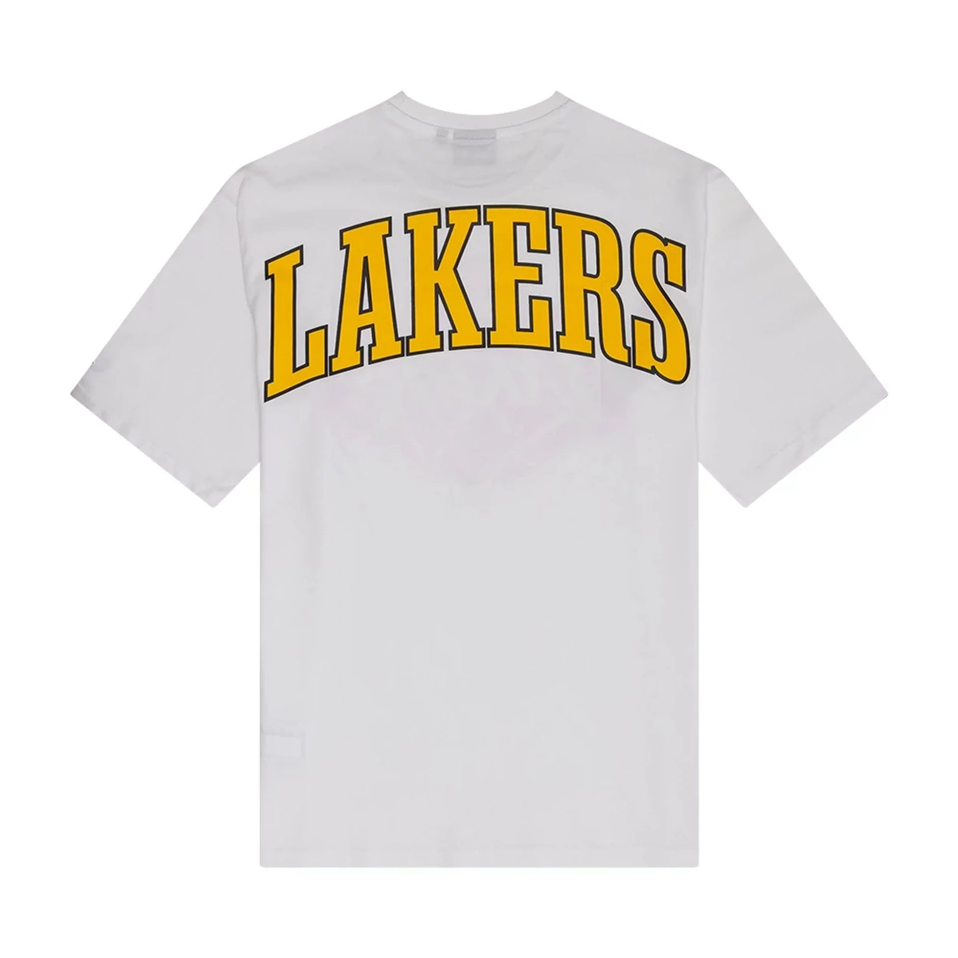 LA Lakers NBA Arch Graphic White Oversized T-Shirt - Image 2