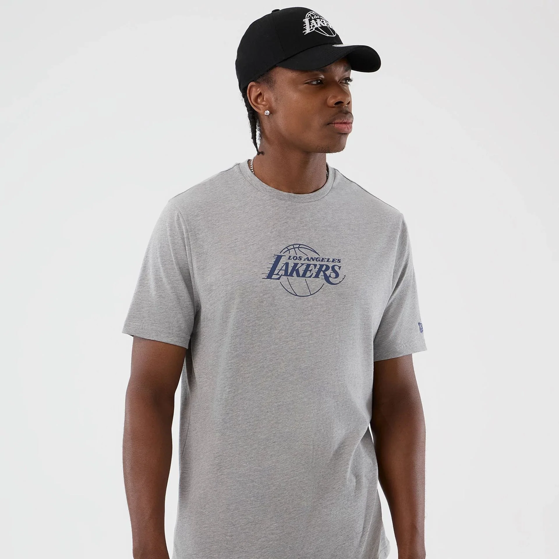 LA Lakers NBA Back To School Grey T-Shirt - Image 6