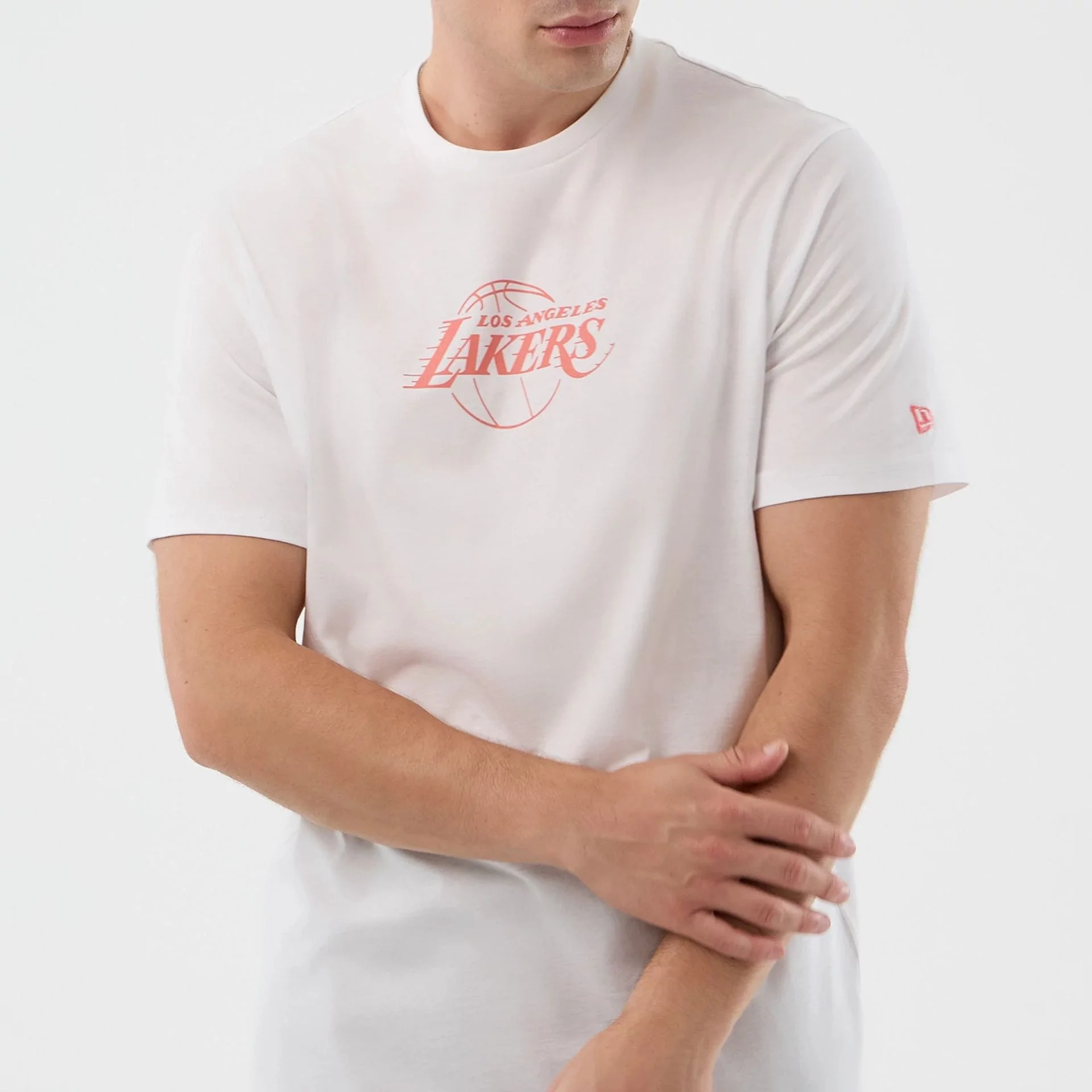 LA Lakers NBA Back To School White T-Shirt - Image 6