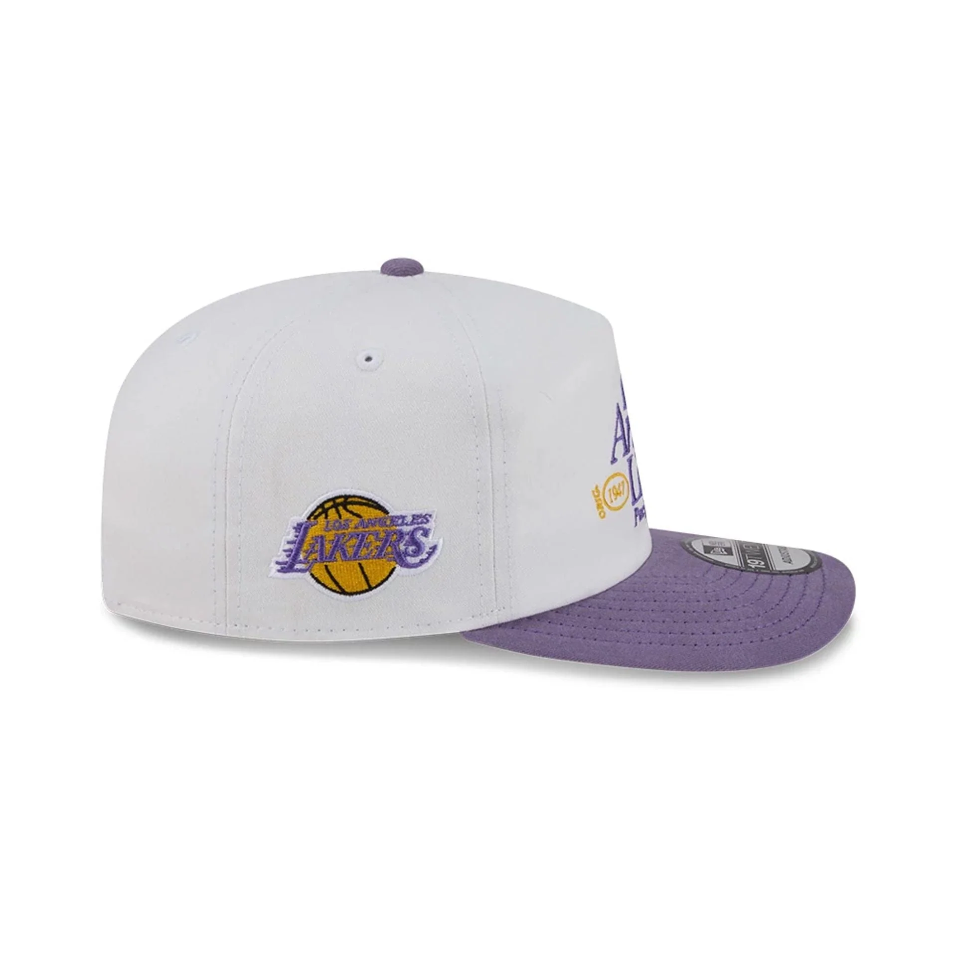 LA Lakers NBA Conference White 19TWENTY Adjustable Cap - Image 5
