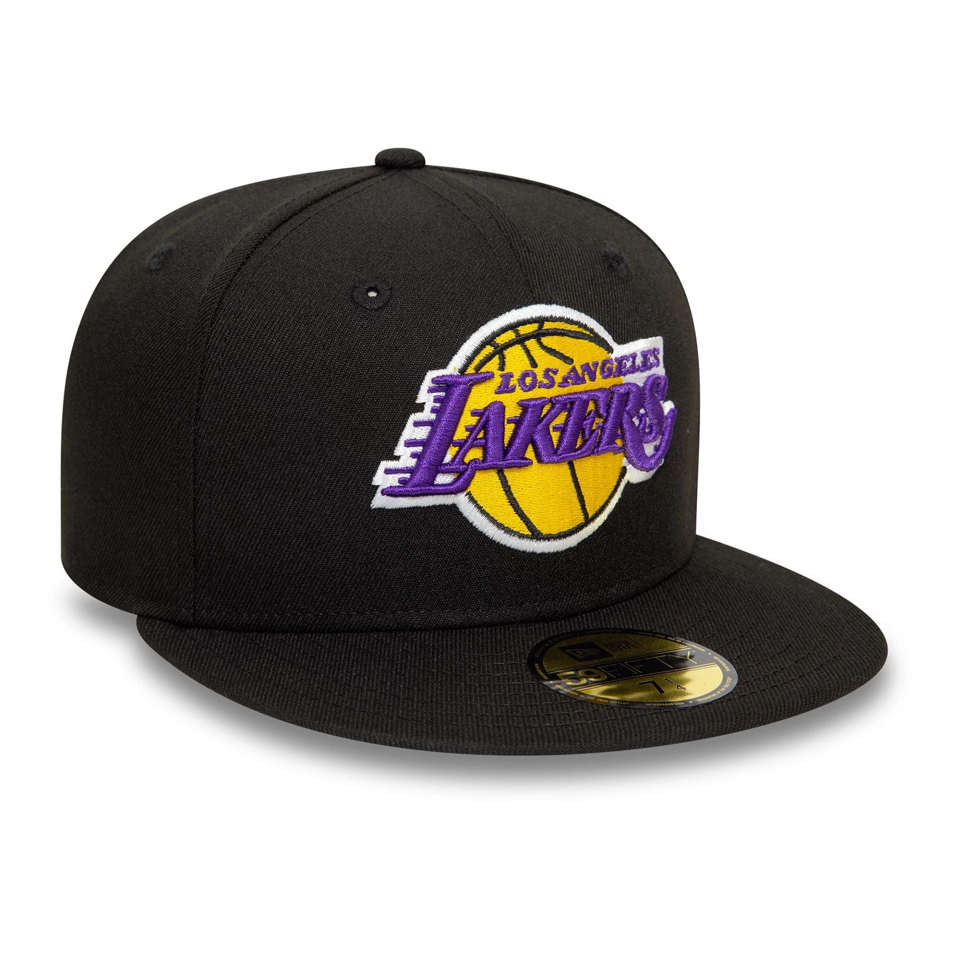 LA Lakers NBA Essential Black 59FIFTY Fitted Cap - Image 4