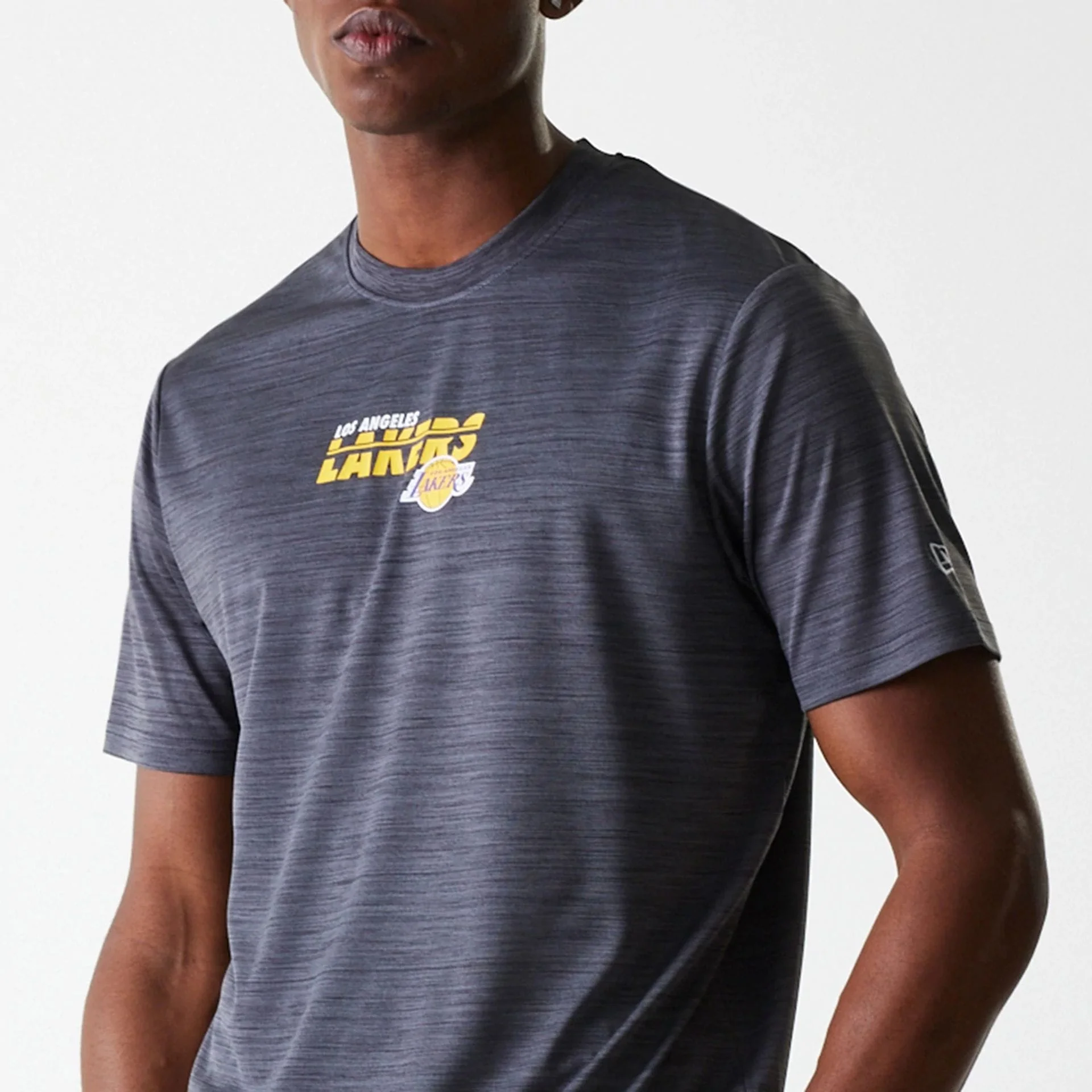 LA Lakers NBA Essentials Black T-Shirt - Image 3