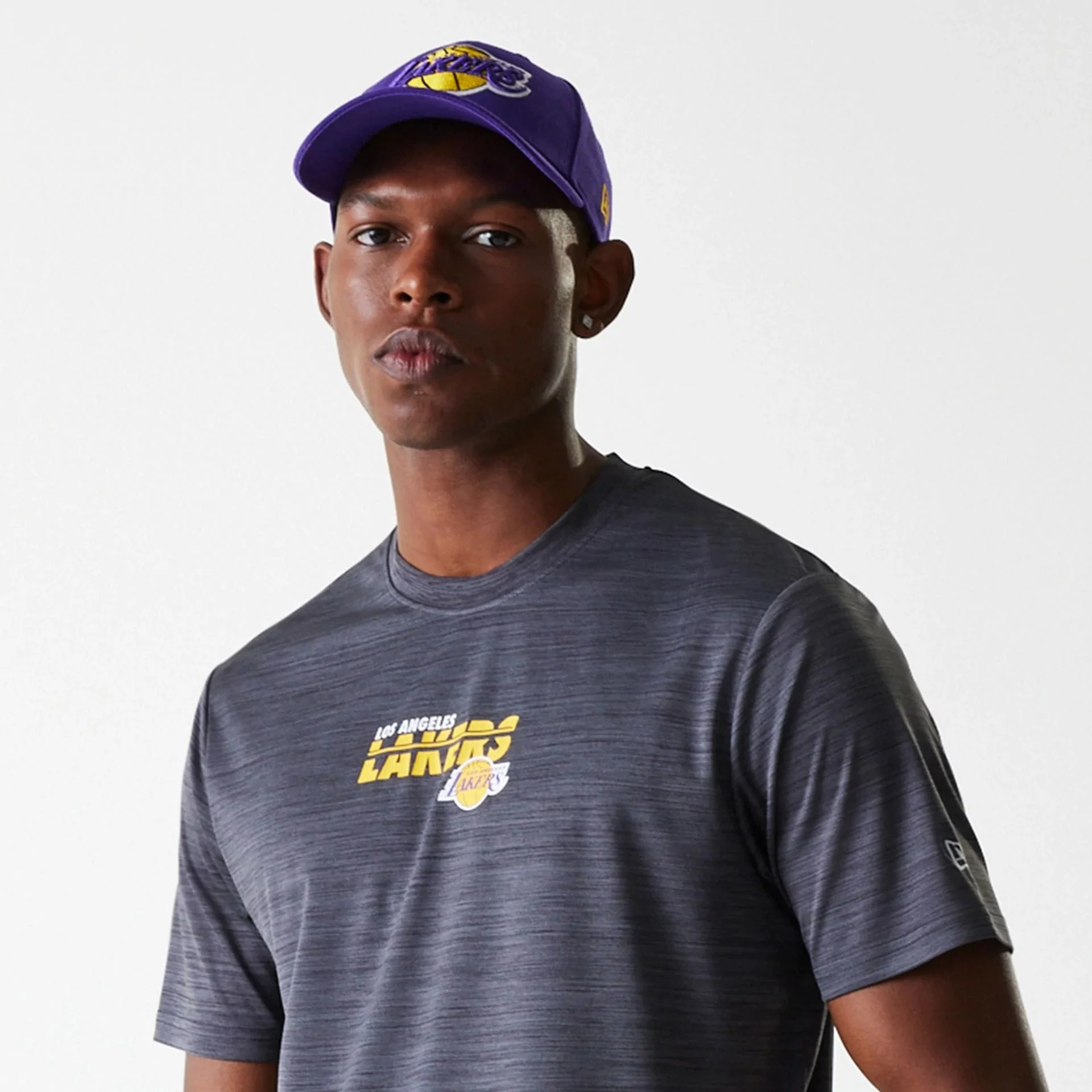 LA Lakers NBA Essentials Black T-Shirt - Image 6