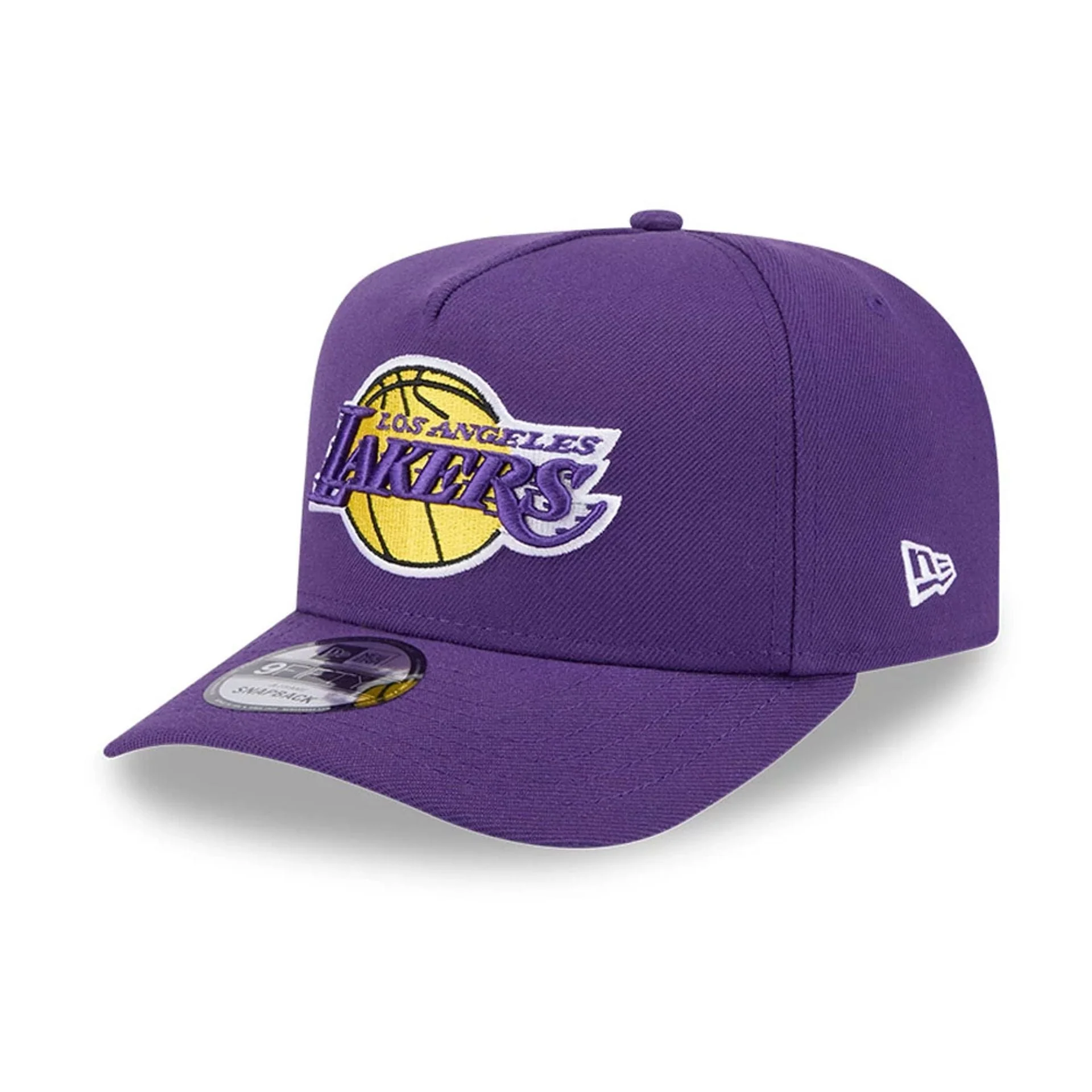 LA Lakers NBA Evergreen Purple 9FIFTY A-Frame Snapback Adjustable Cap - Image 4