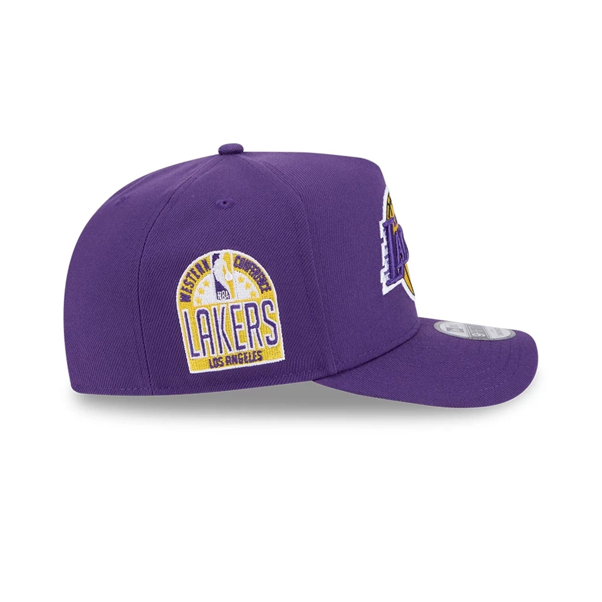 LA Lakers NBA Evergreen Purple 9FIFTY A-Frame Snapback Adjustable Cap - Image 5