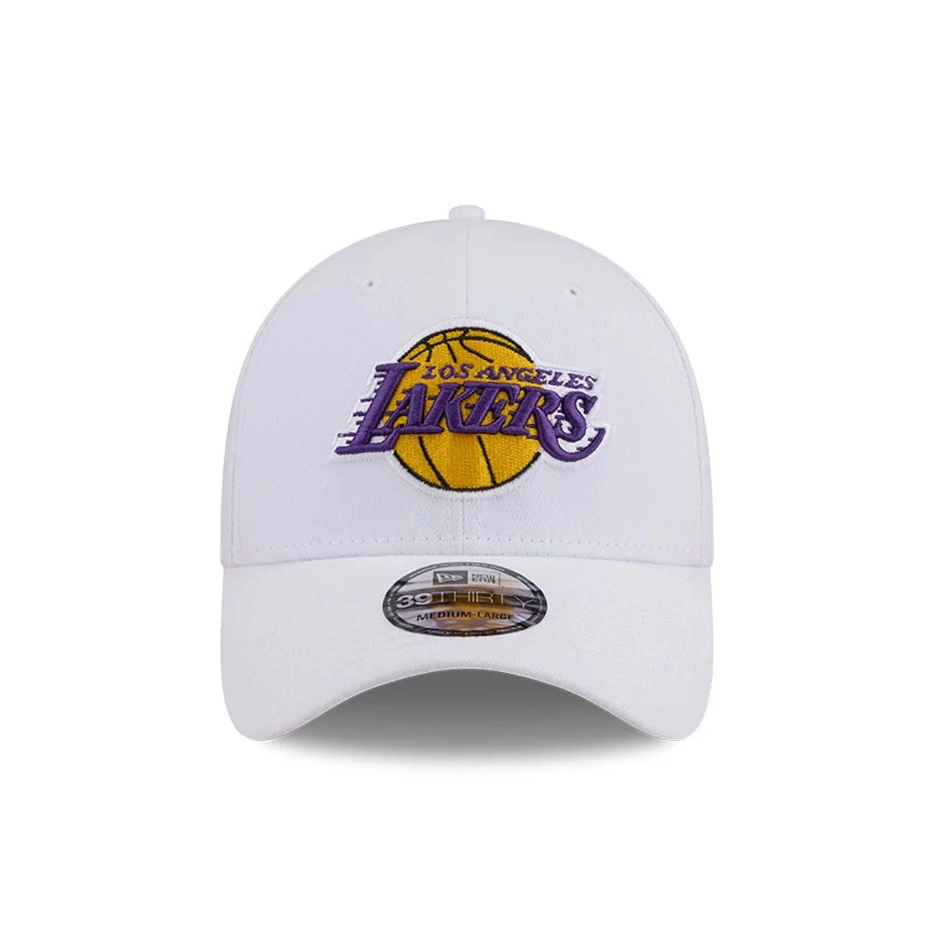 LA Lakers NBA Evergreen White 39THIRTY Stretch Fit Cap - Image 2