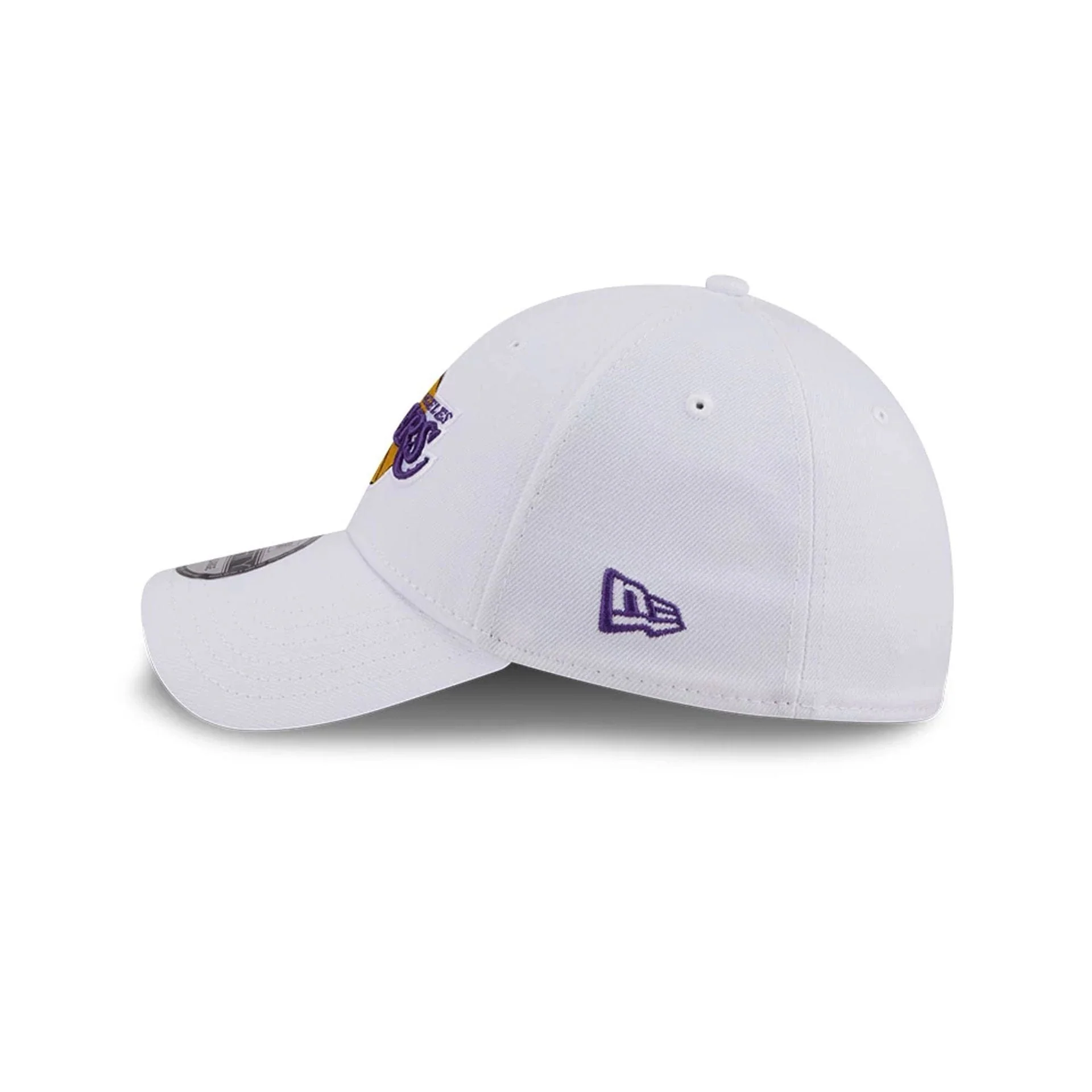 LA Lakers NBA Evergreen White 39THIRTY Stretch Fit Cap - Image 4