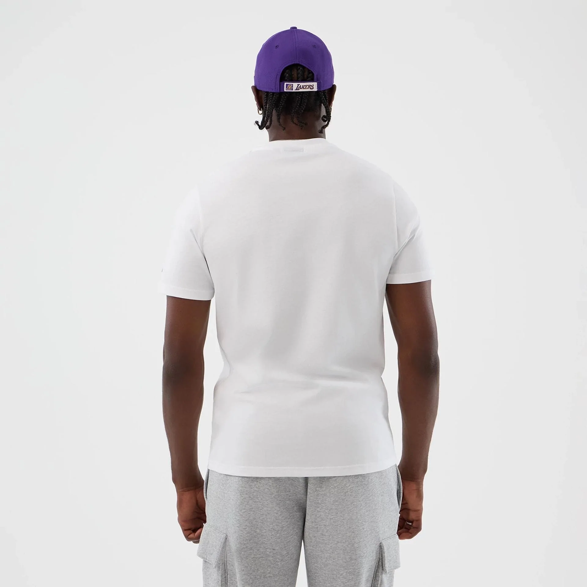 LA Lakers NBA Graphic White T-Shirt - Image 2