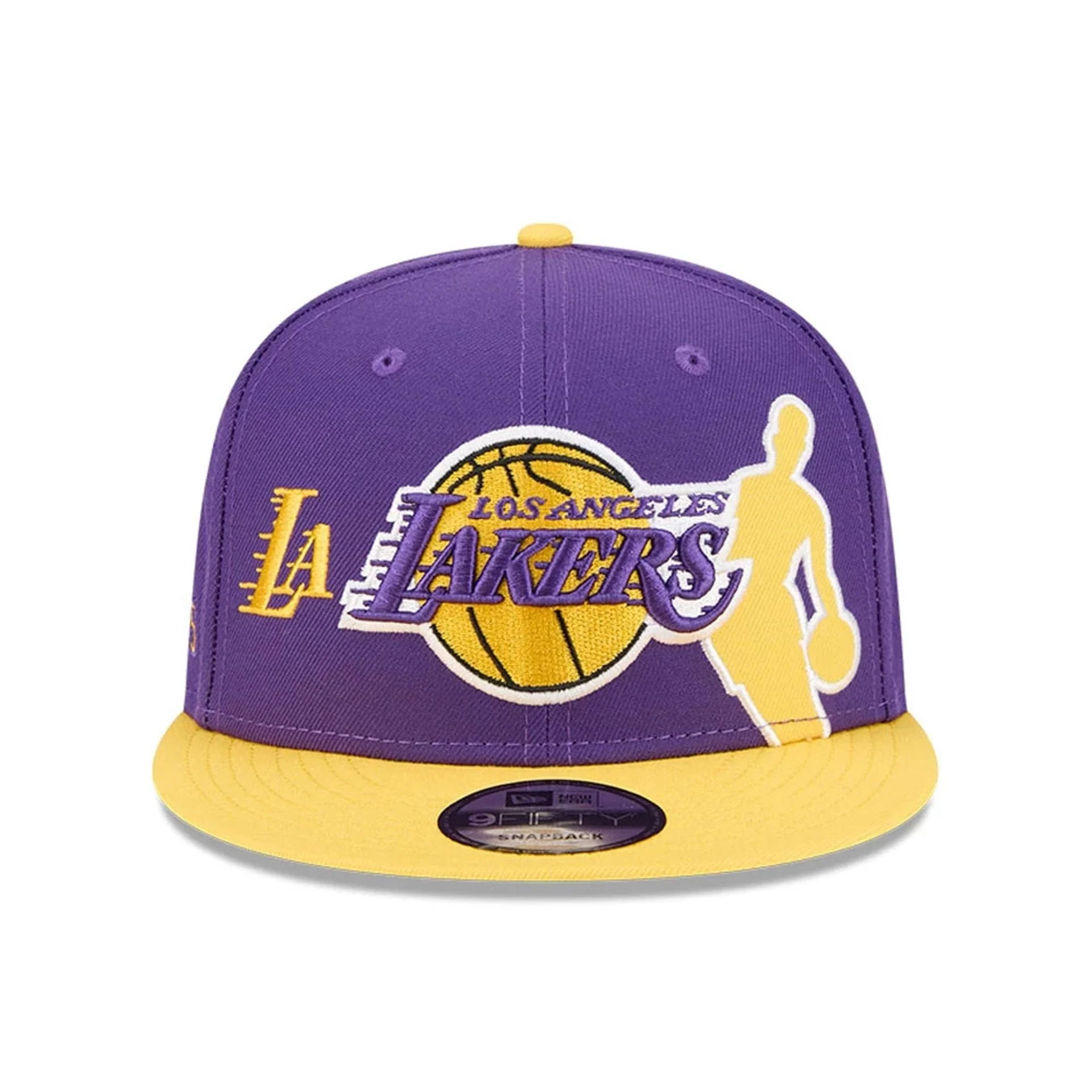 LA Lakers NBA Hardwood Classic ASG Purple 9FIFTY Snapback Adjustable Cap - Image 3
