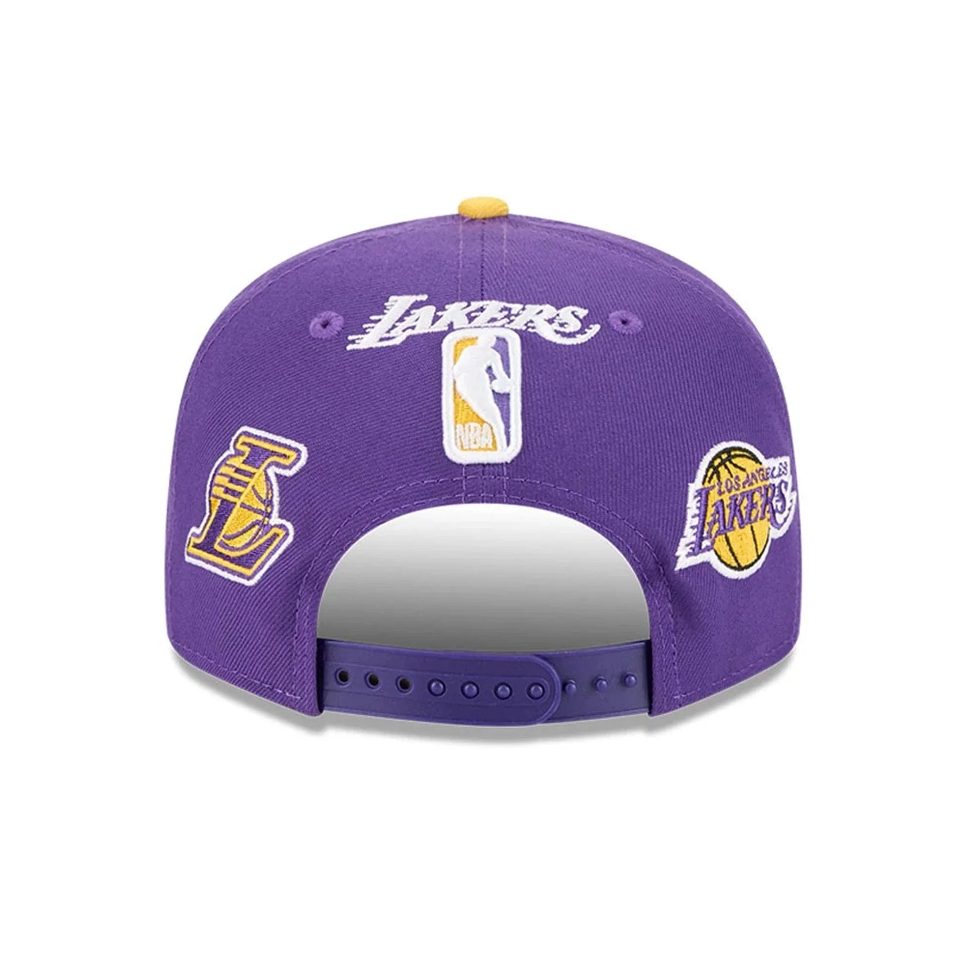 LA Lakers NBA Hardwood Classic ASG Purple 9FIFTY Snapback Adjustable Cap - Image 5