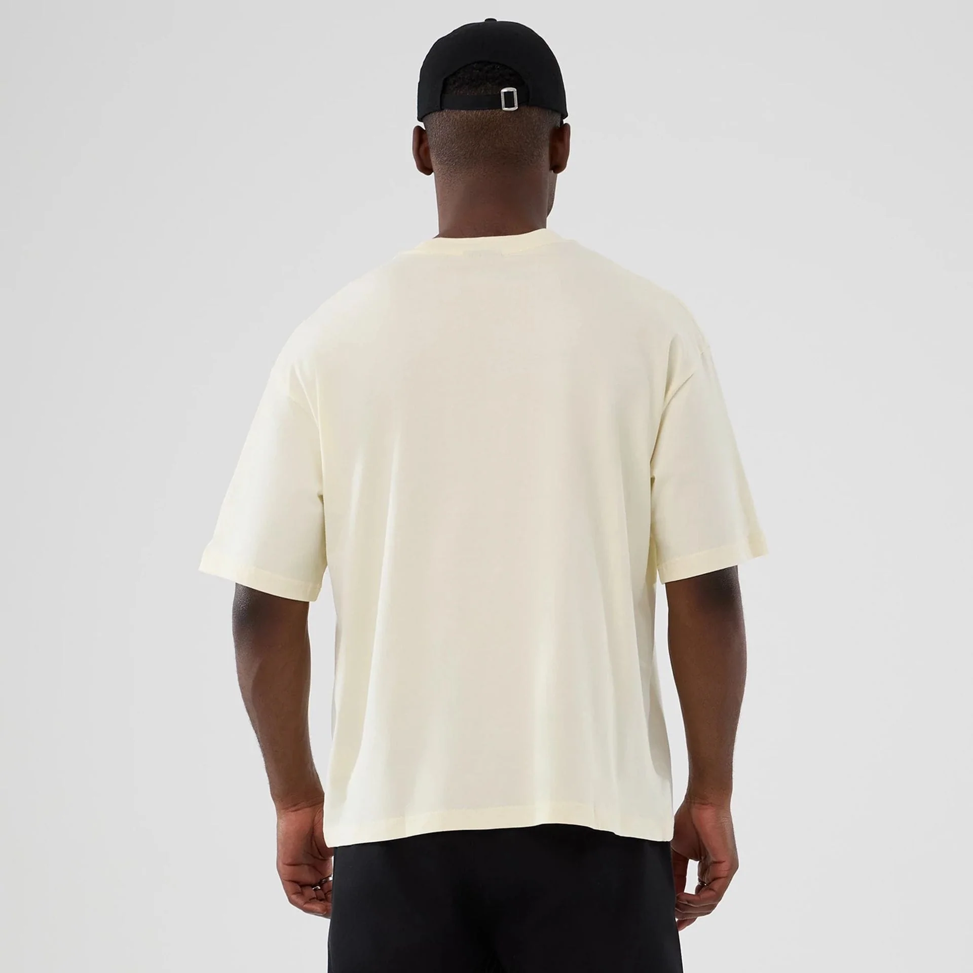 LA Lakers NBA Hardwood Classic Cream T-Shirt - Image 2