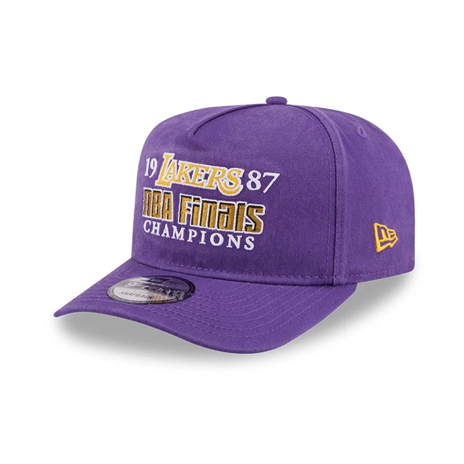 LA Lakers NBA Historic Purple 9FIFTY A-Frame Snapback Adjustable Cap - Image 4
