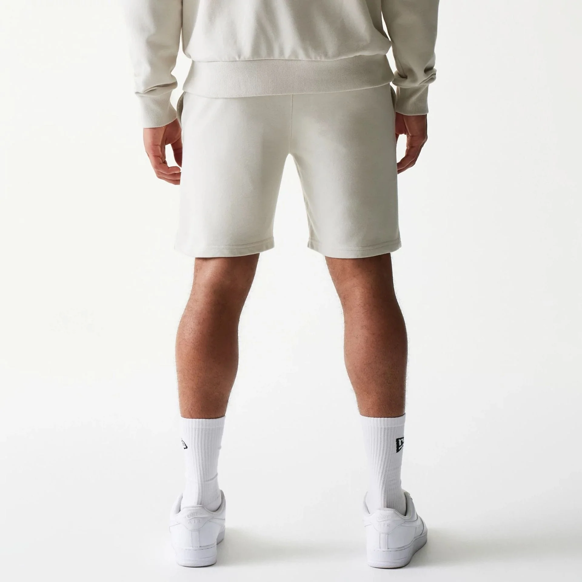 LA Lakers NBA League Essential Light Beige Shorts - Image 2
