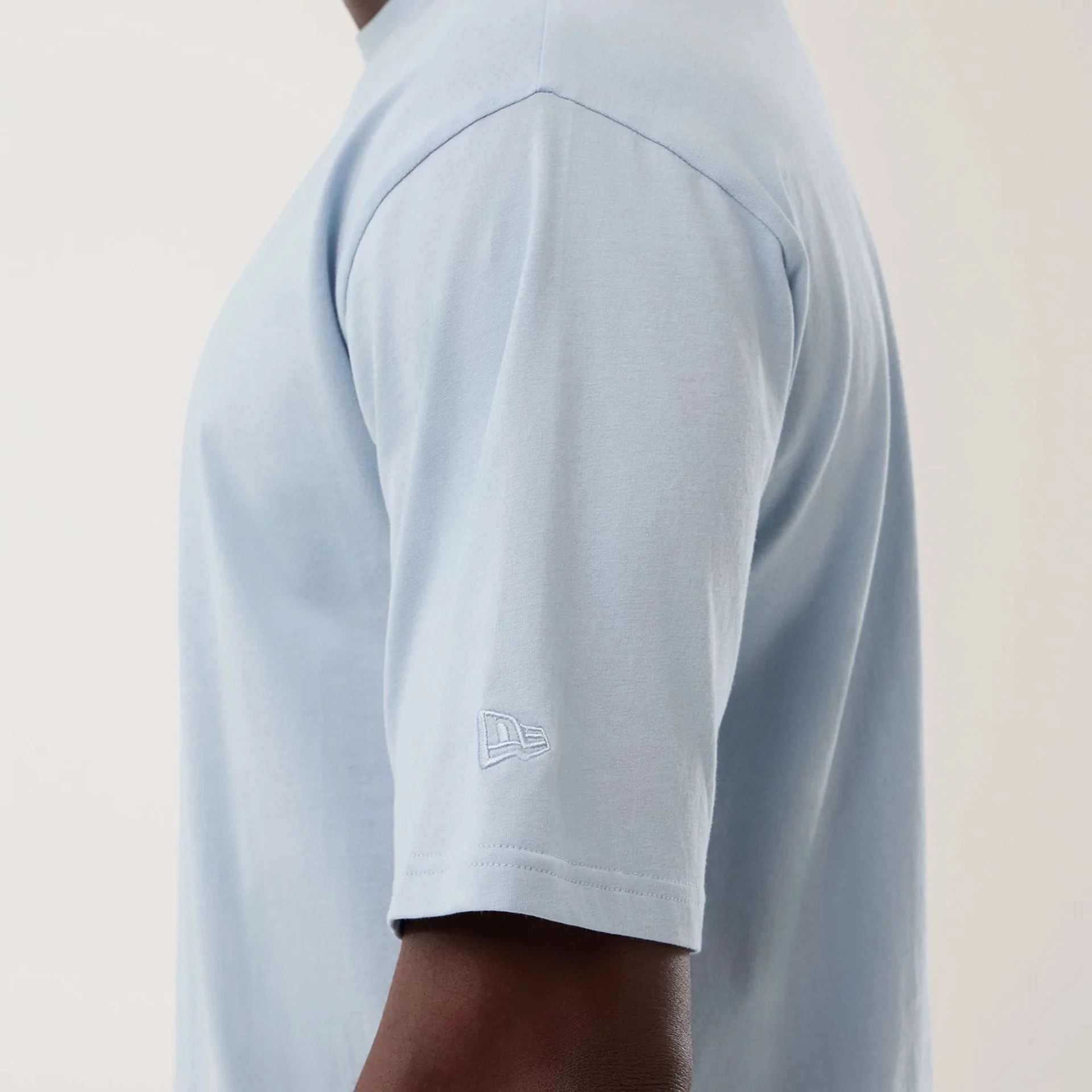 LA Lakers NBA League Essential Pastel Blue Oversized T-Shirt - Image 5