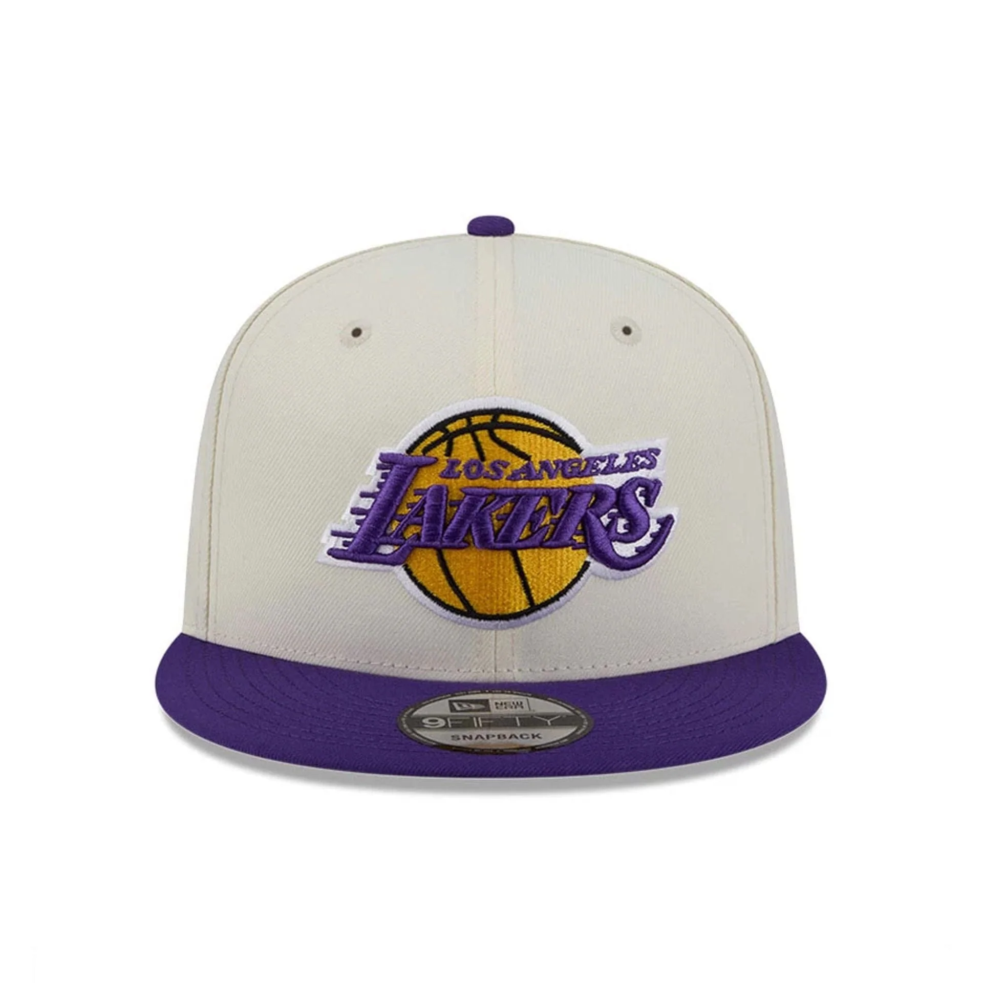 LA Lakers NBA Localized White 9FIFTY Snapback Adjustable Cap - Image 3