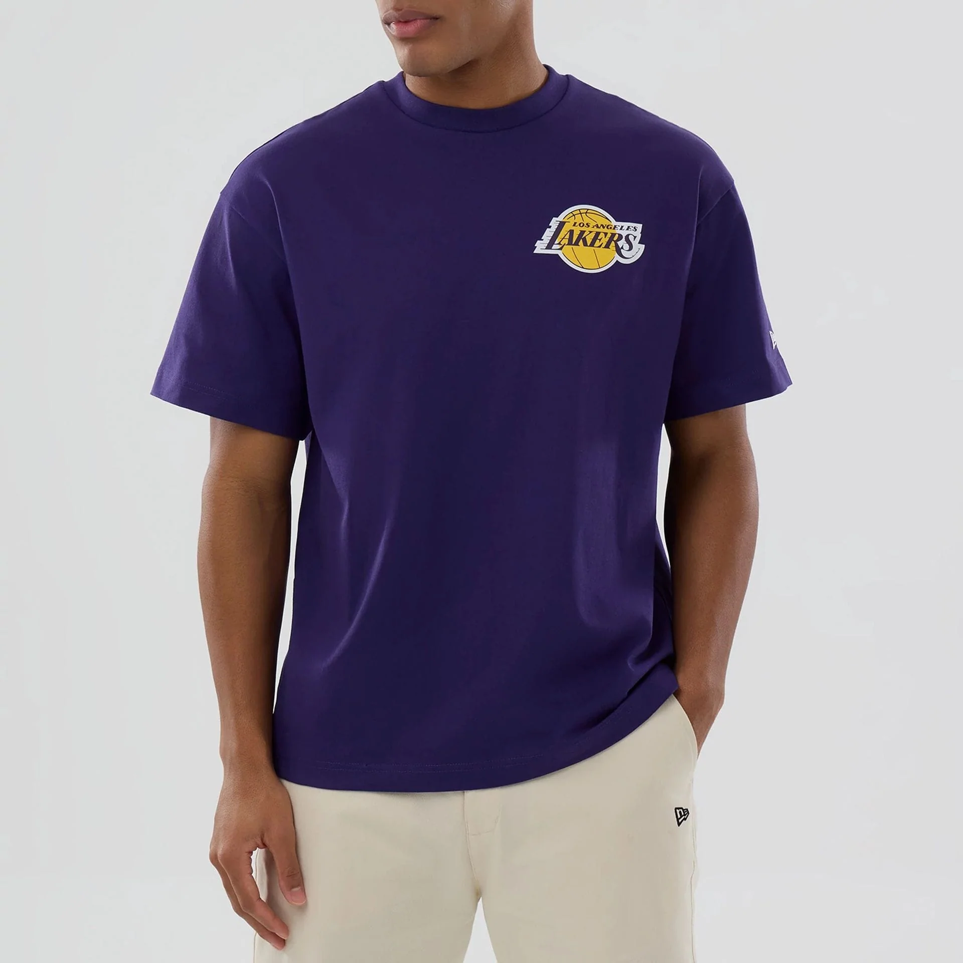 LA Lakers NBA logo Purple T-Shirt - Image 6
