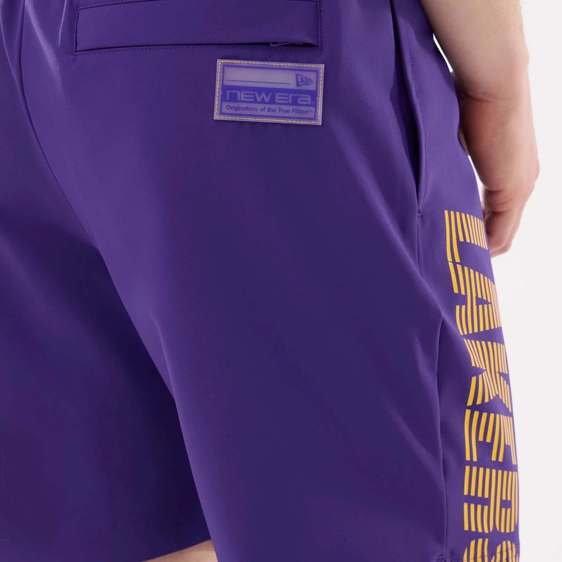 LA Lakers NBA Match Purple Oversized Shorts - Image 5