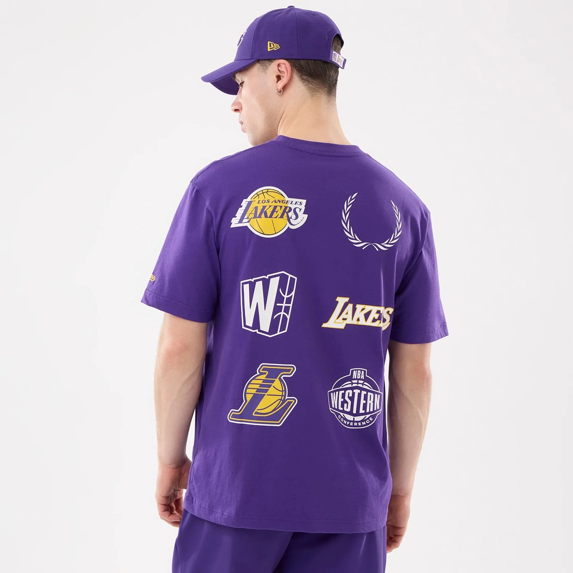 LA Lakers NBA Match Purple T-Shirt - Image 2
