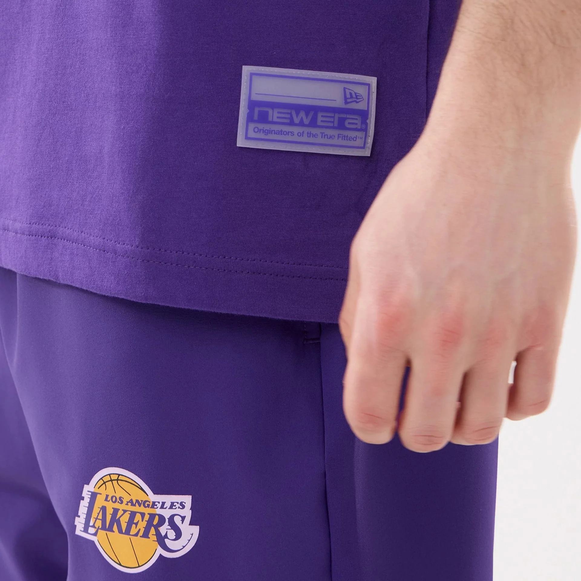 LA Lakers NBA Match Purple T-Shirt - Image 5