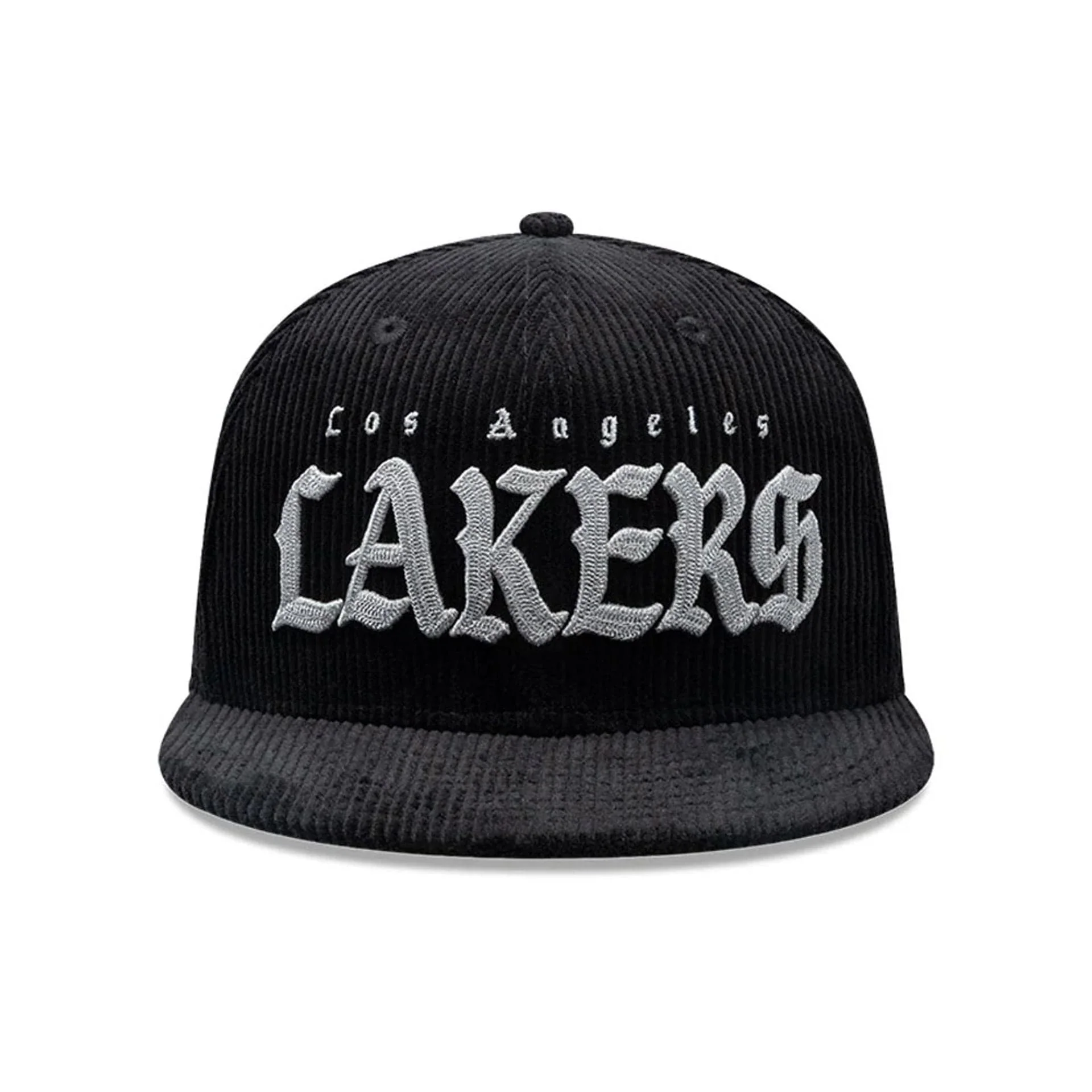 LA Lakers NBA Old English Black 9FIFTY Snapback Cap - Image 2