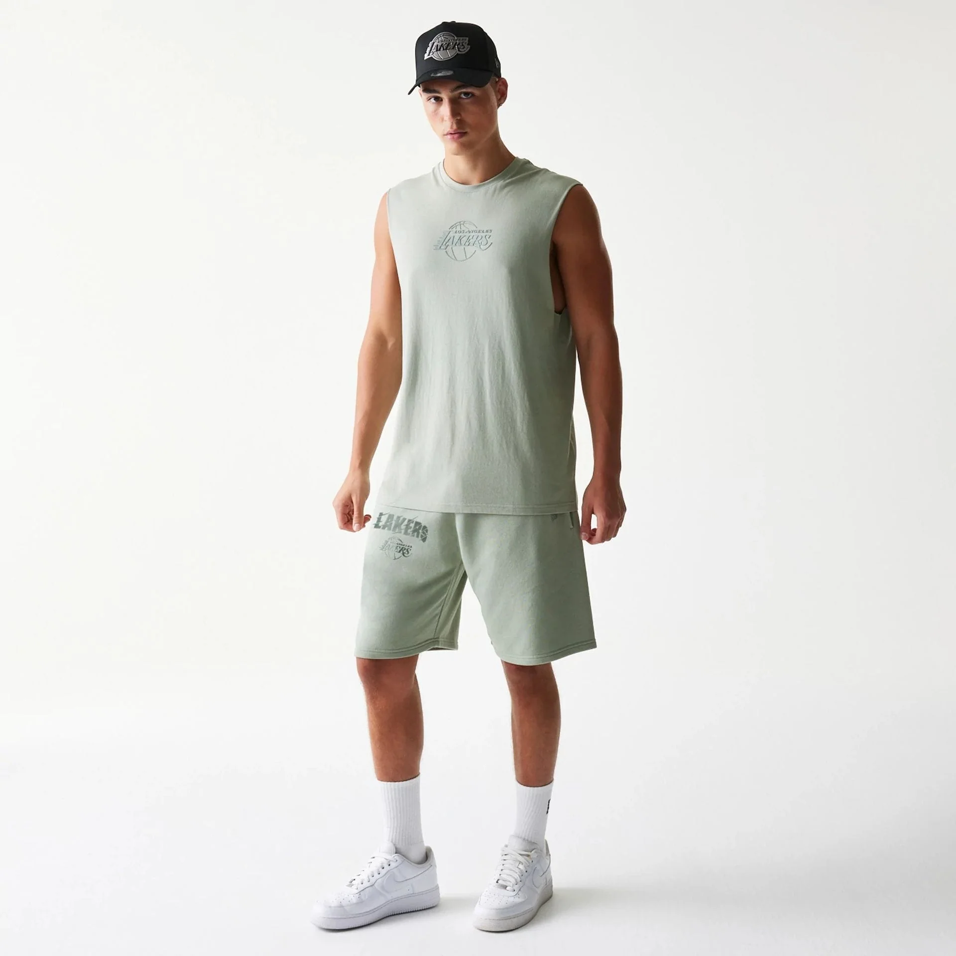 LA Lakers NBA Pastel Green Shorts - Image 8