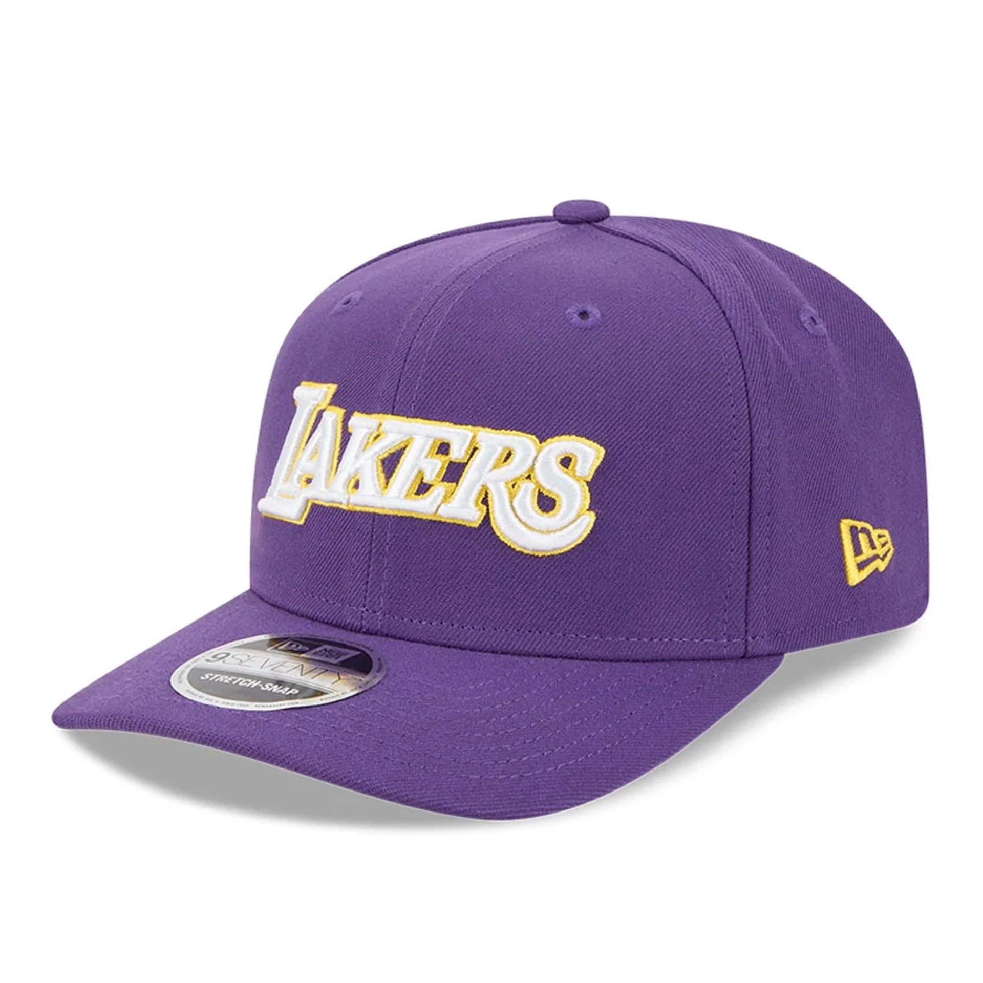 LA Lakers NBA Statement Purple 9SEVENTY Stretch Snap Adjustable Cap - Image 4